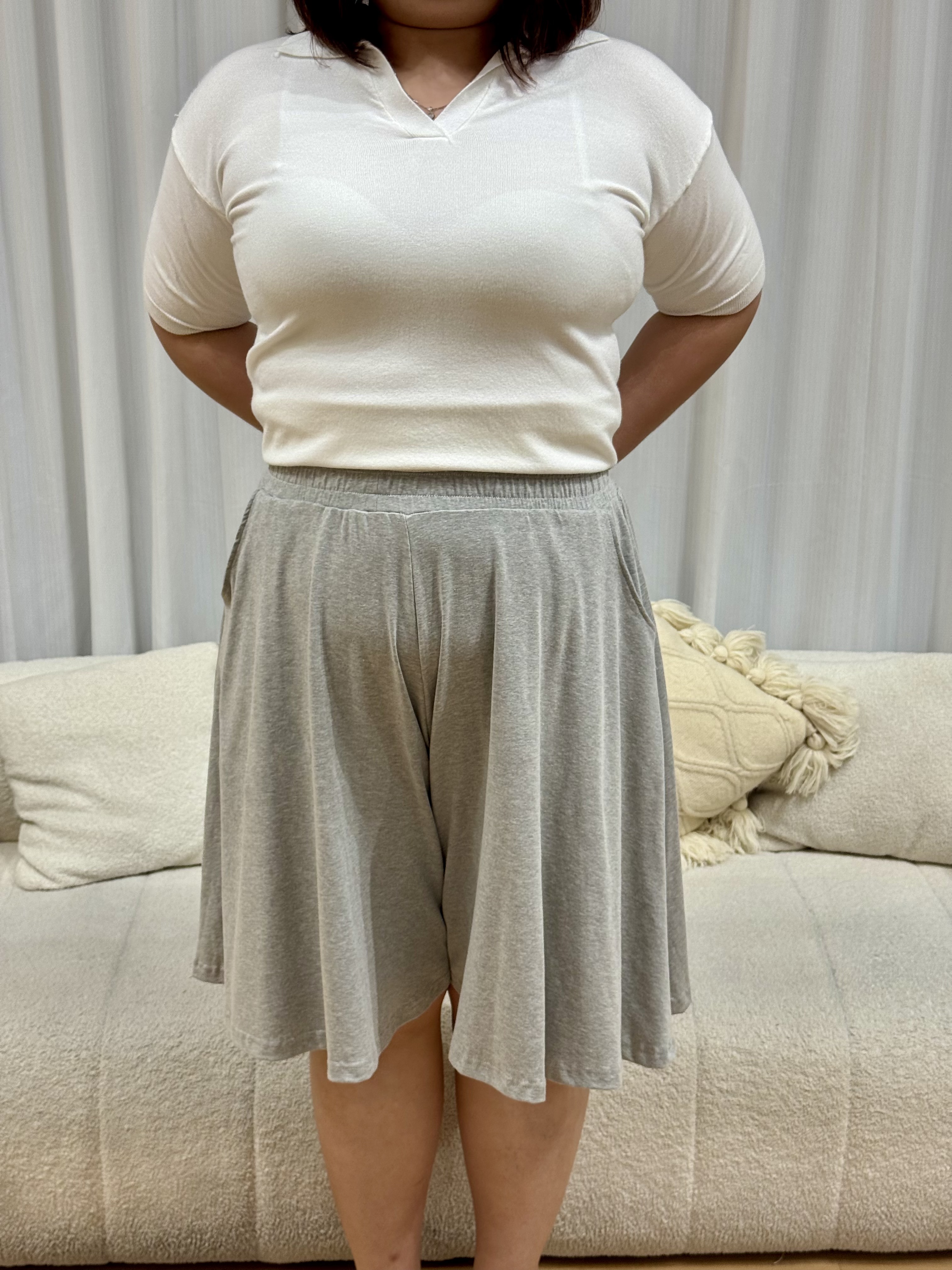 Miya Cotton Culottes |Plus Size Shorts