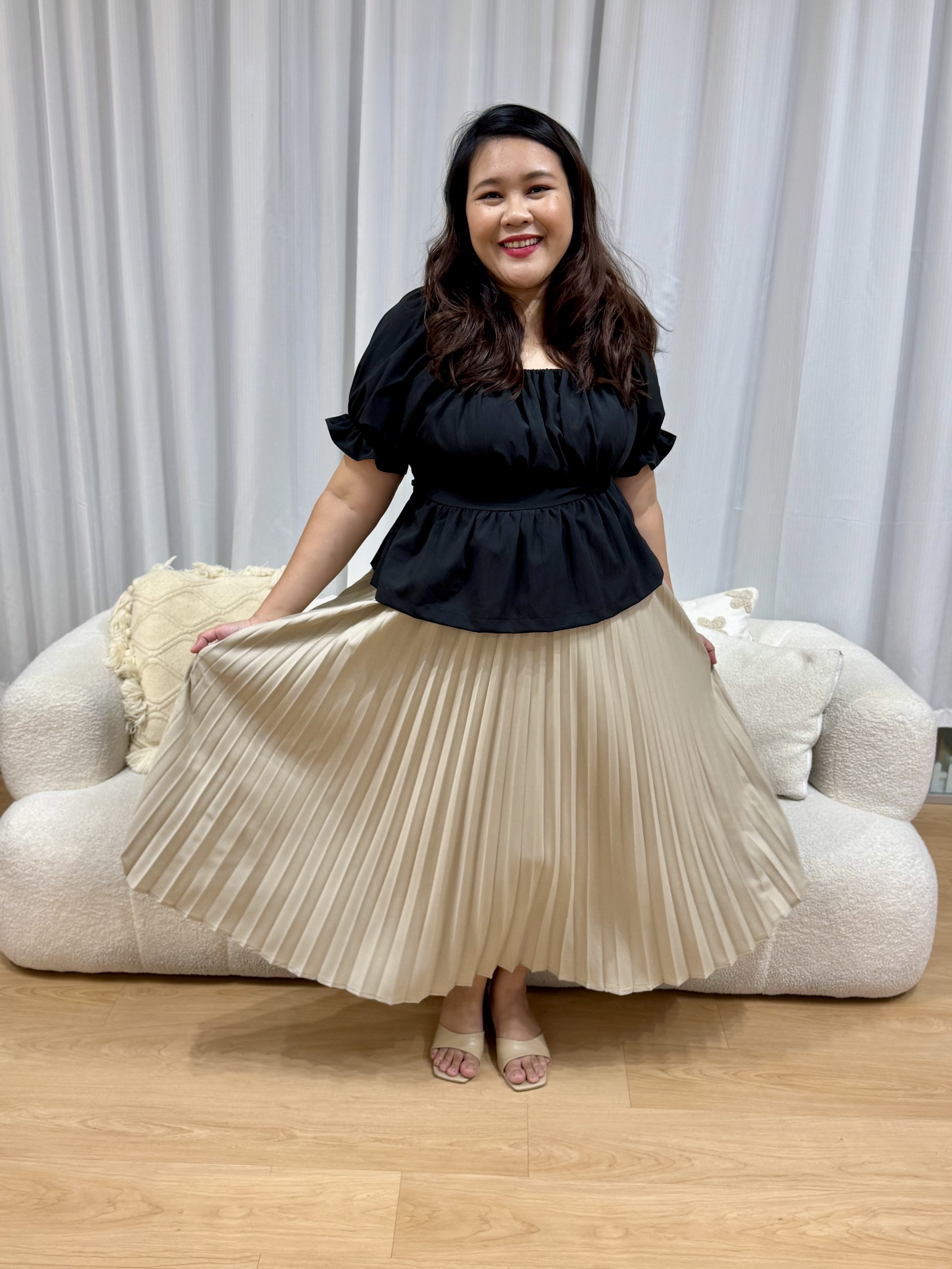 Love+ Annmarie Pleated Skirt | Plus Size Skirt