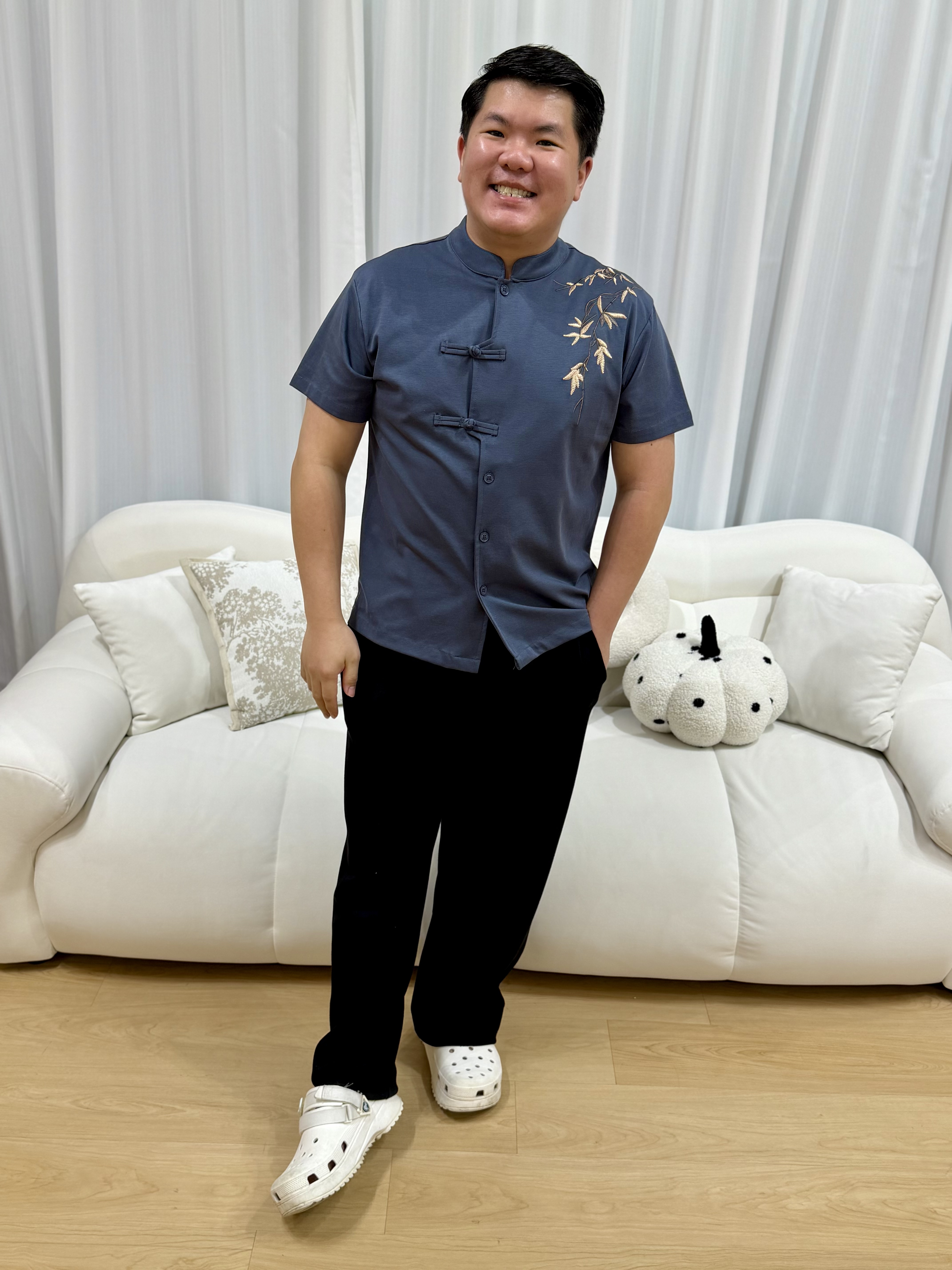 竹瑞 Mens Qipao Top | Plus Size Mens Top