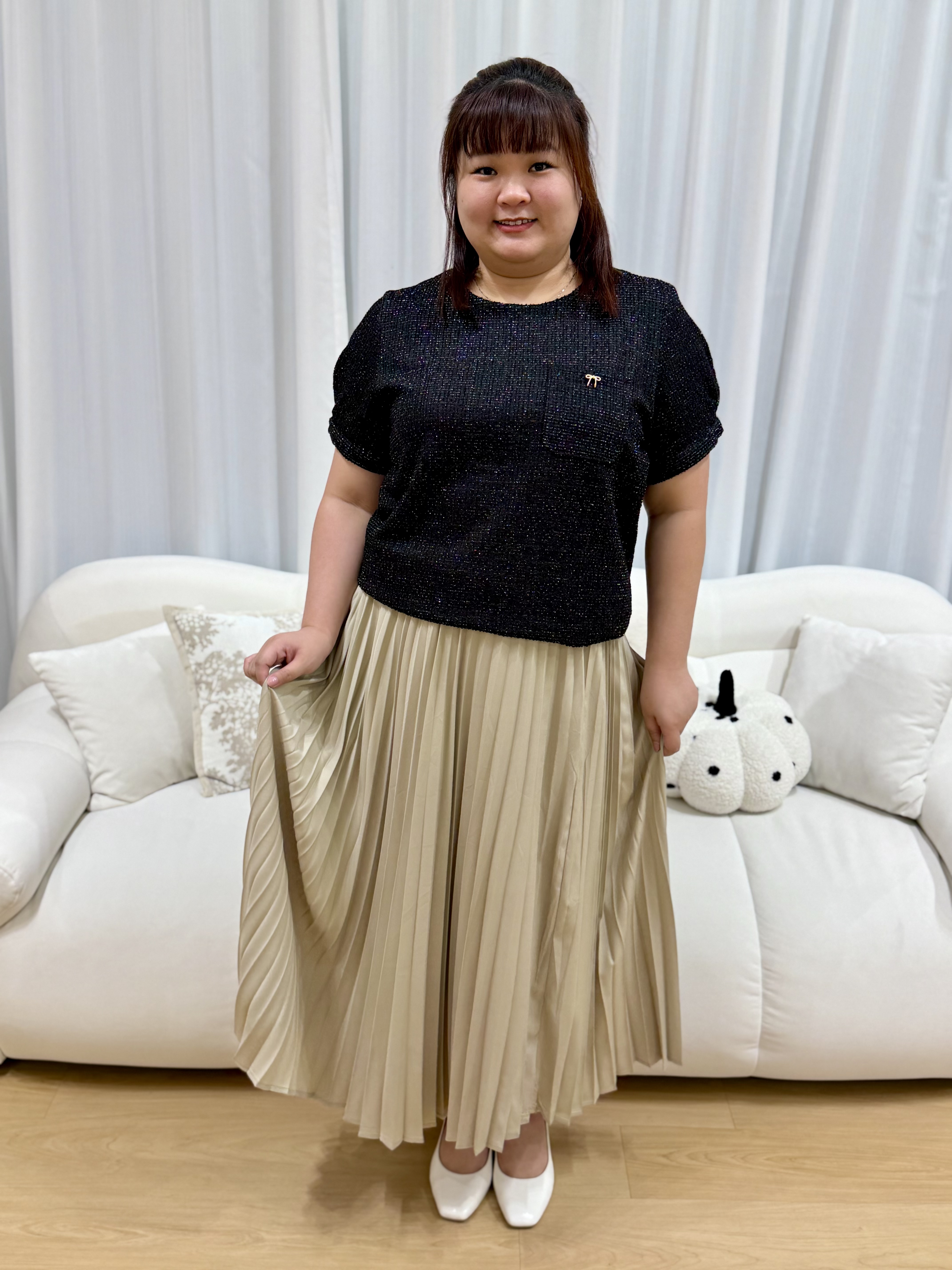 Annlisa Ribbon Top | Plus Size Top