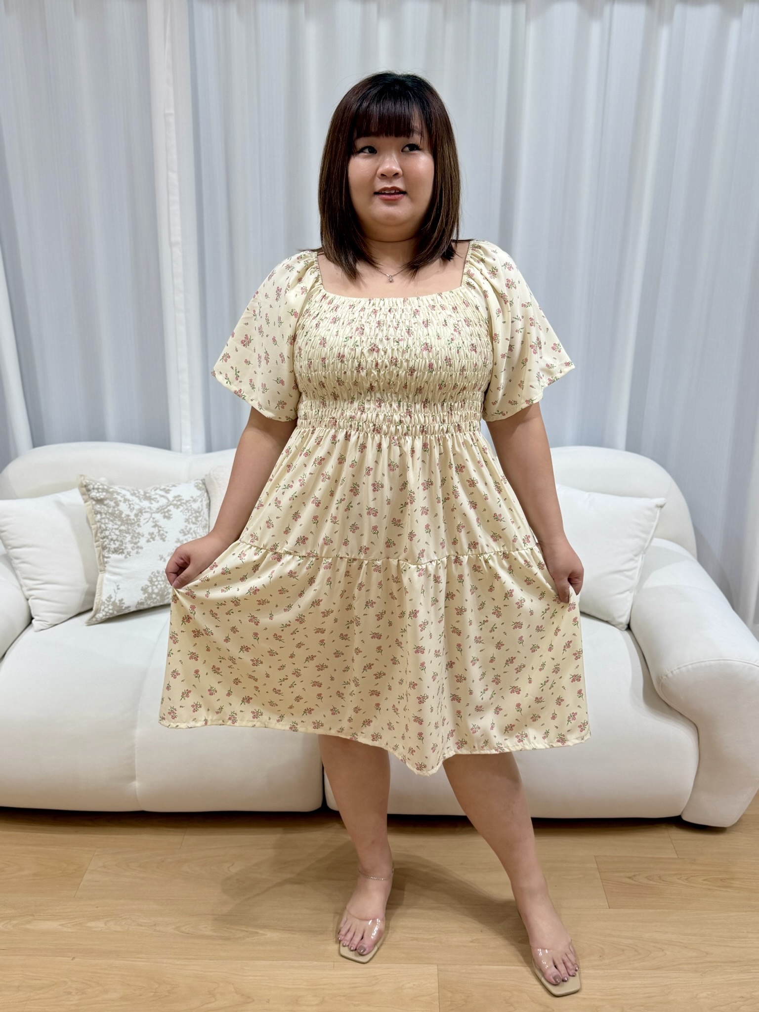 Jovinne Short Smock Dress | Plus Size Dresss