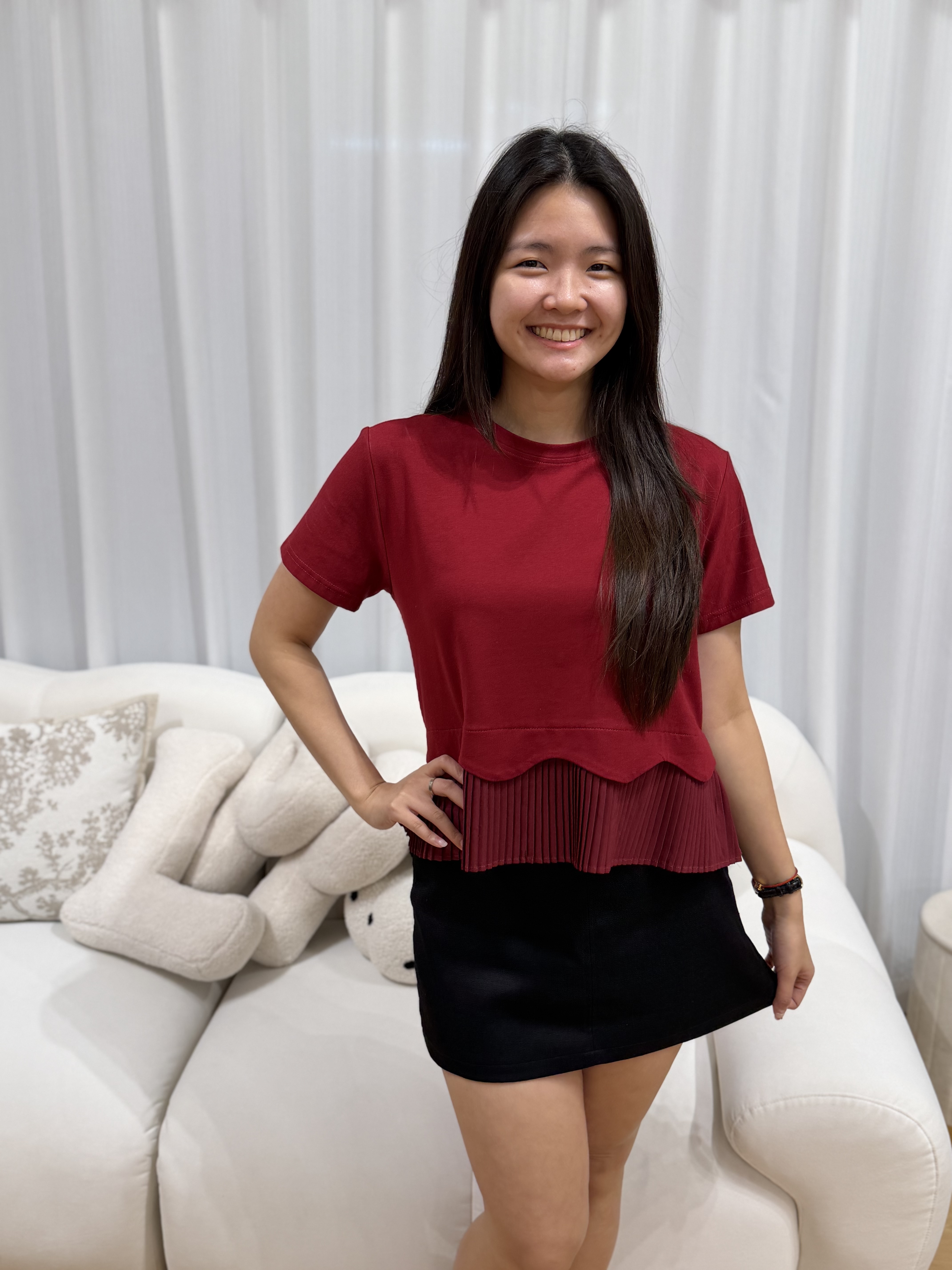 Synia Pleated Top | Plus Size Top