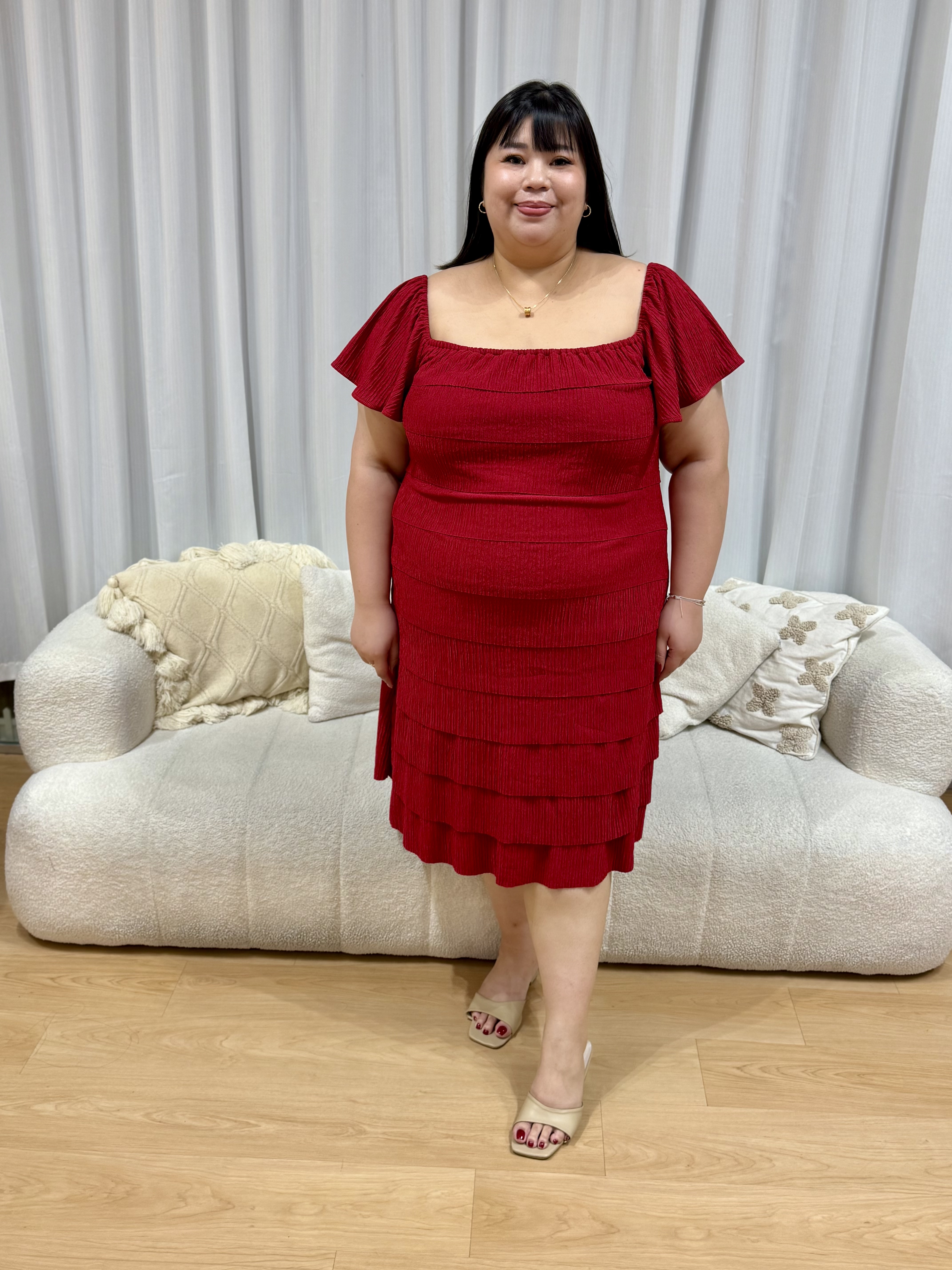 Daphne Softie Tier Dress | Plus Size Dress