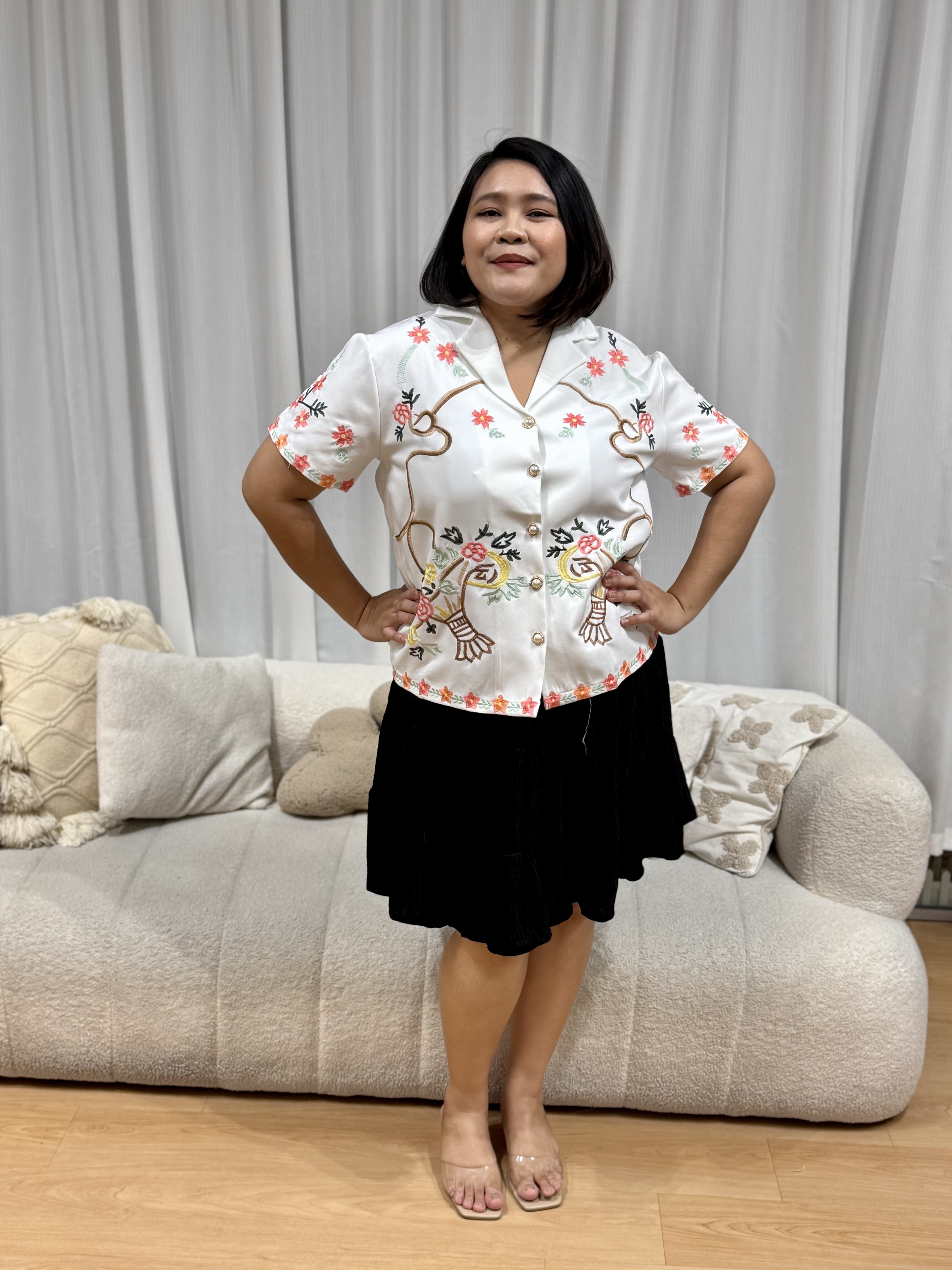 Yoana Floral Bonquet Blouse | Plus Size Blouse