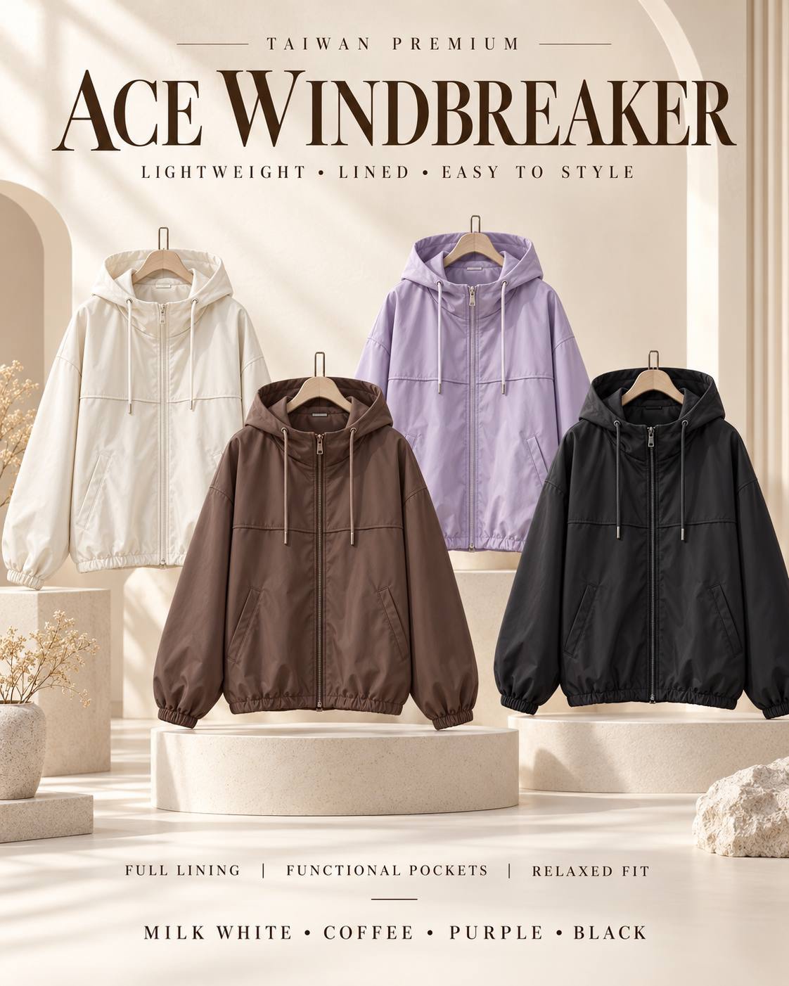 Love+ Ace Windbreaker