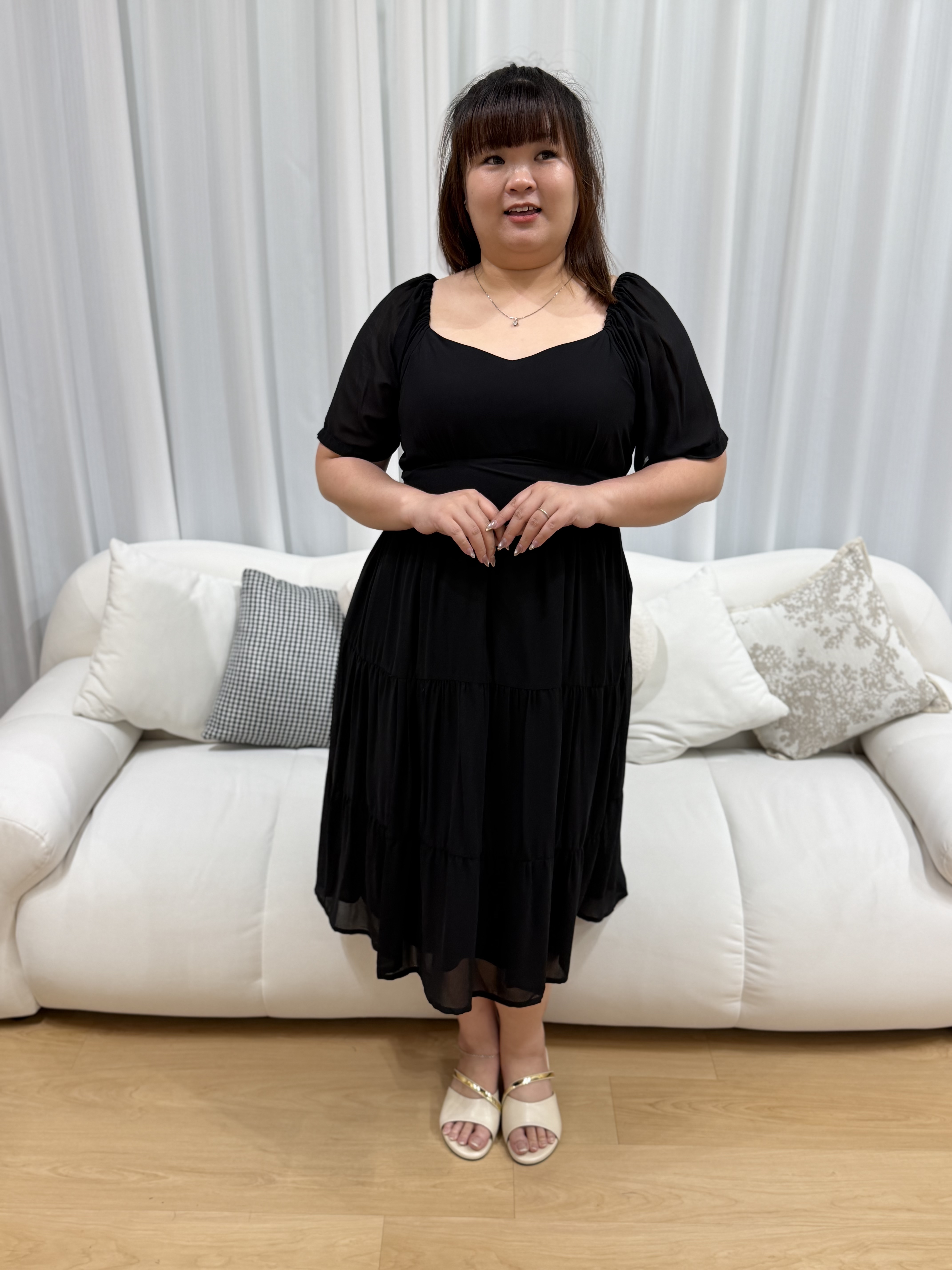 Love+ Riviera Chiffon Dainty Dress | Plus Size Dress