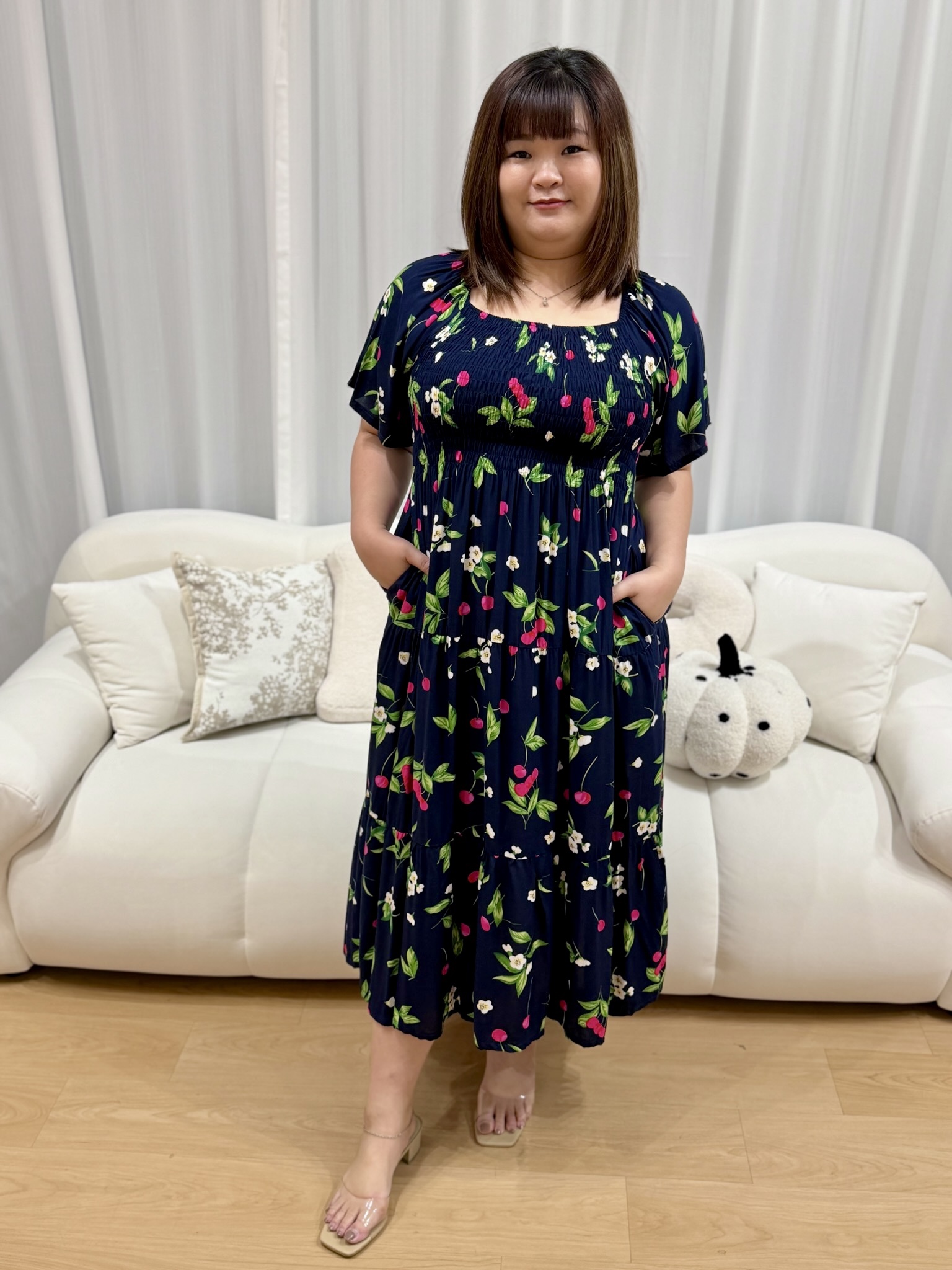 Joanna Smock Maxi Dress | Plus Size Maxi Dress