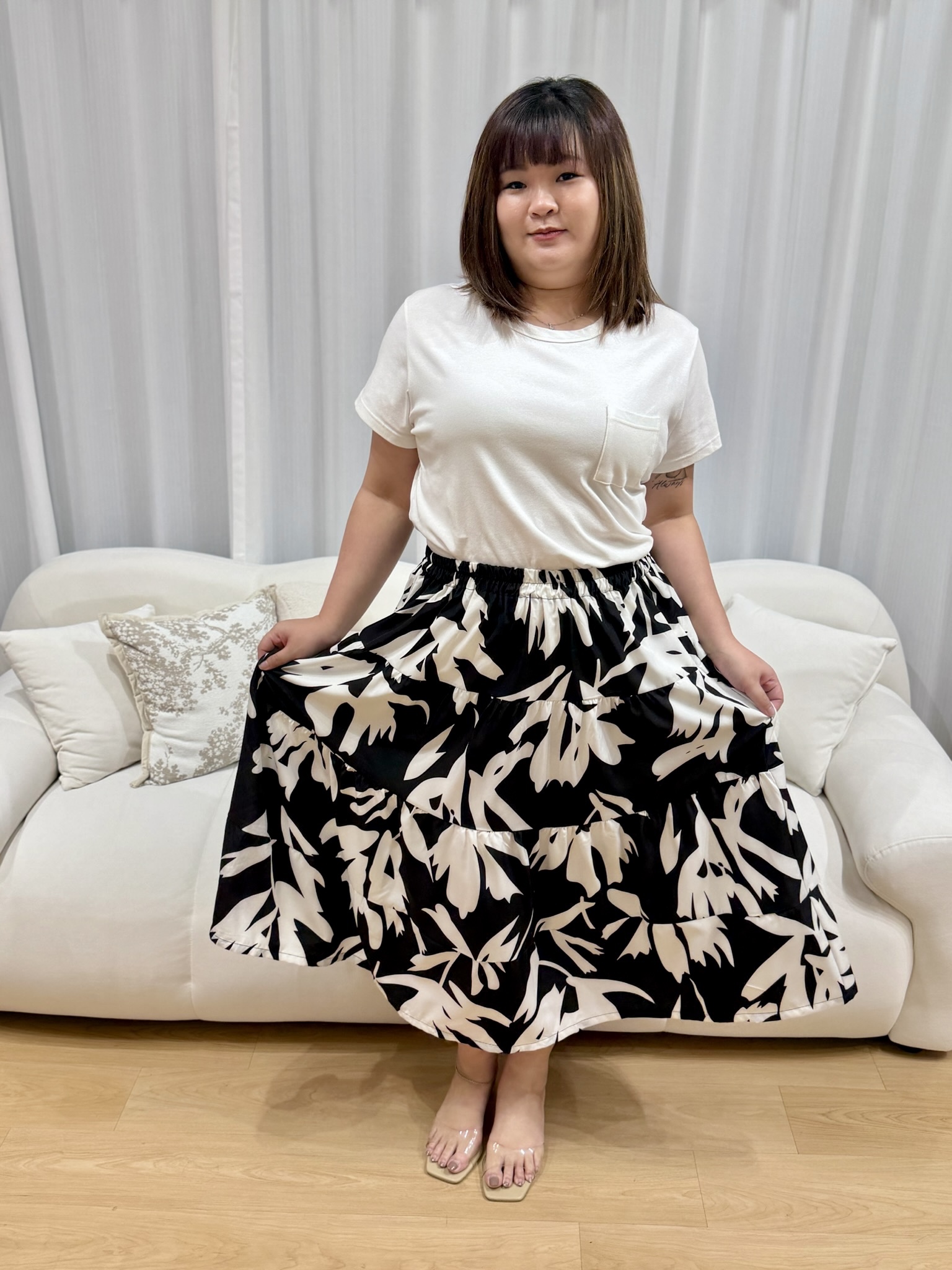 Jyo Abstract Skirt | Plus Size Skirt