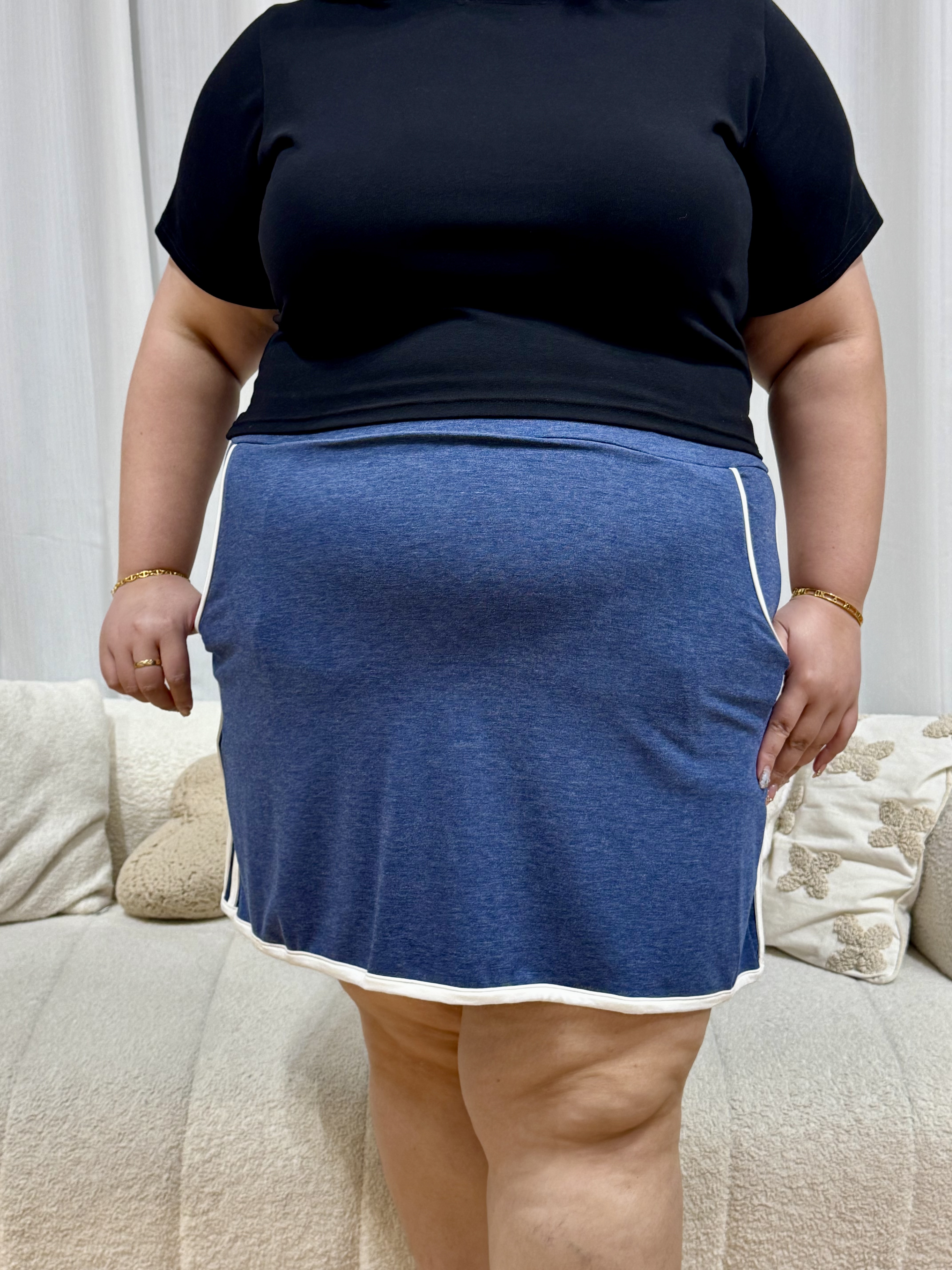 Love+ Carter Tennis Rayon Skorts | Plus Size Shorts