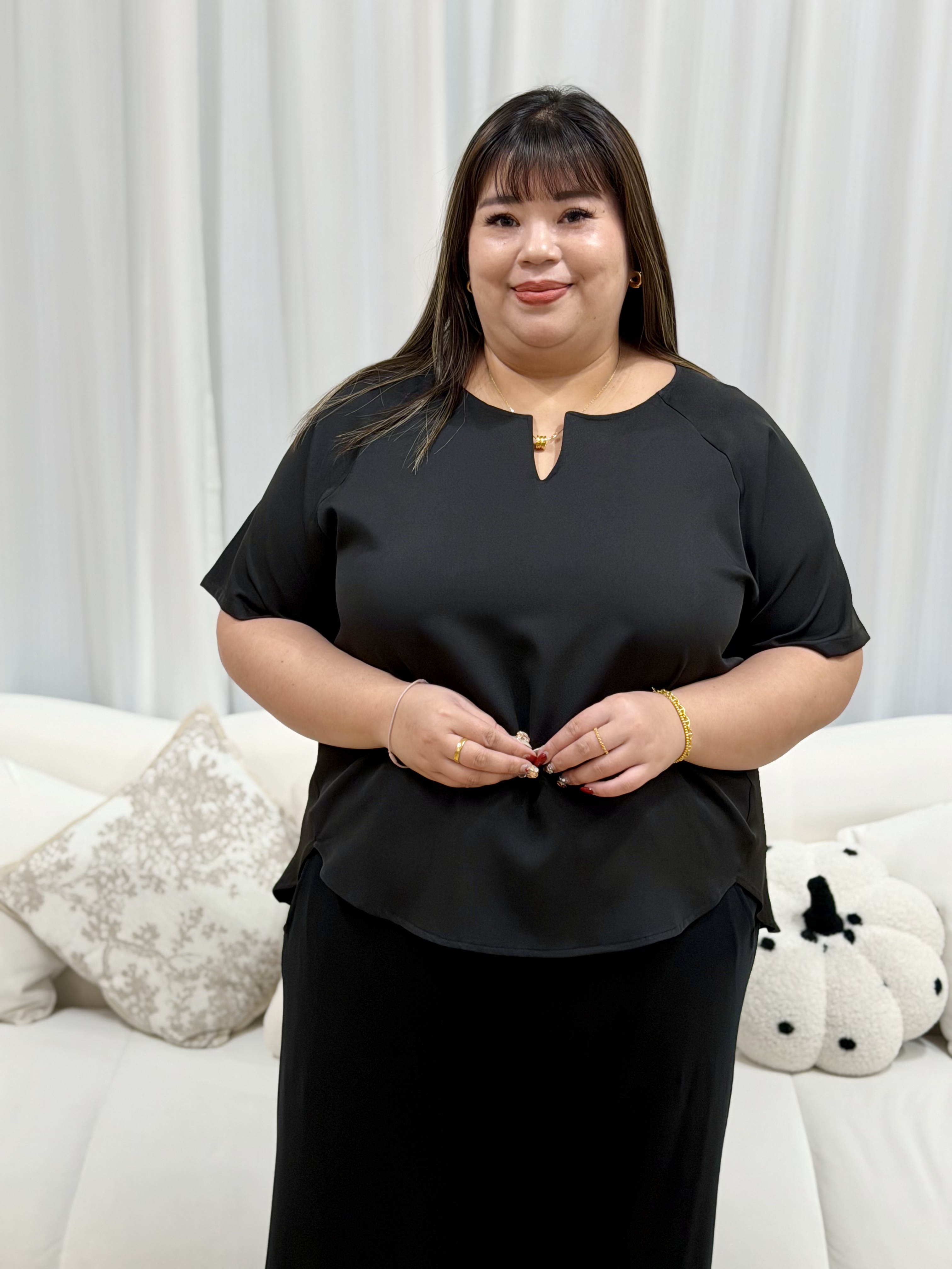 Charlene Slit Top | Plus Size Top