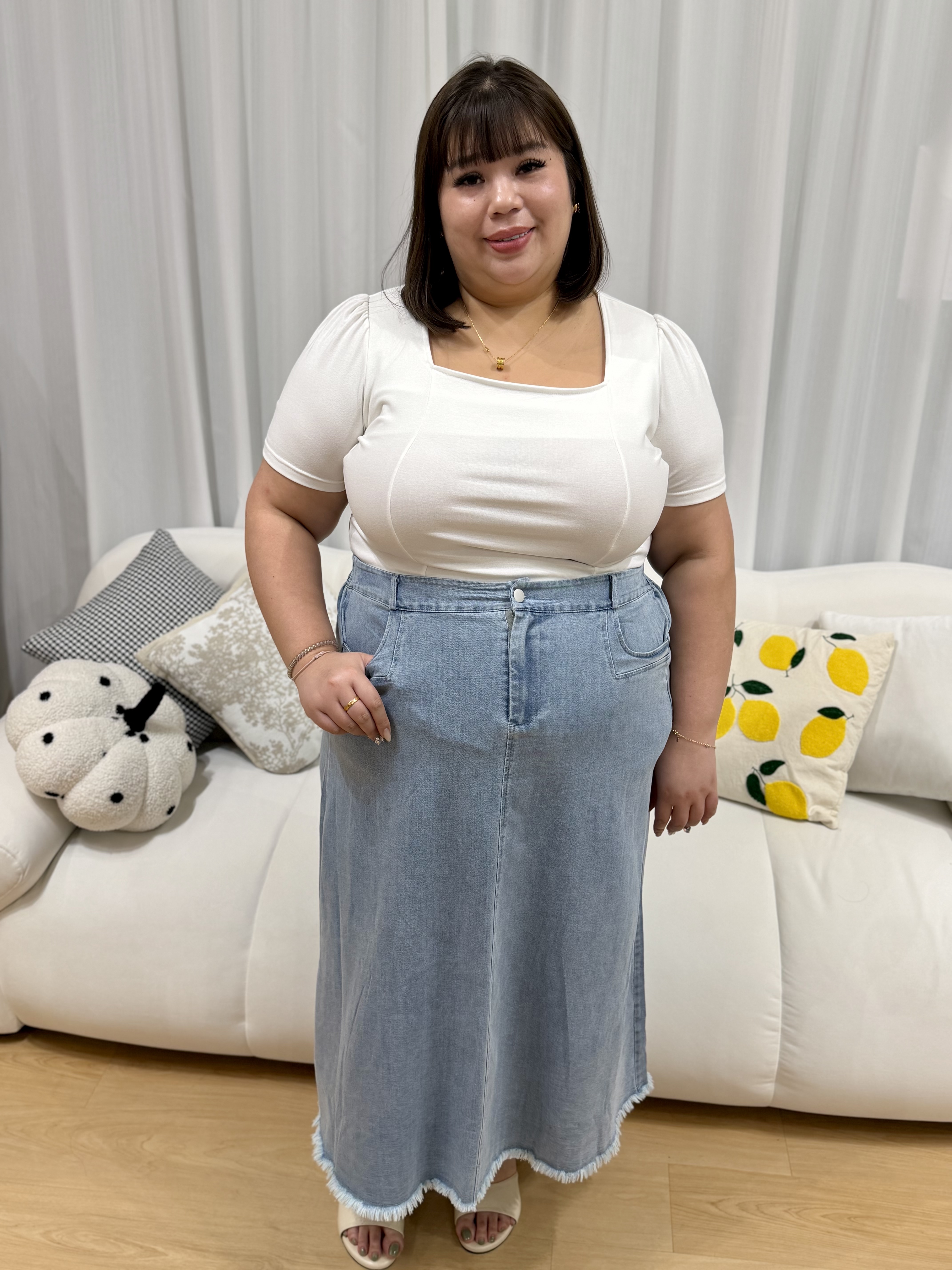 Love+ Premium Cotton Welcia Box Top | Plus Size Top