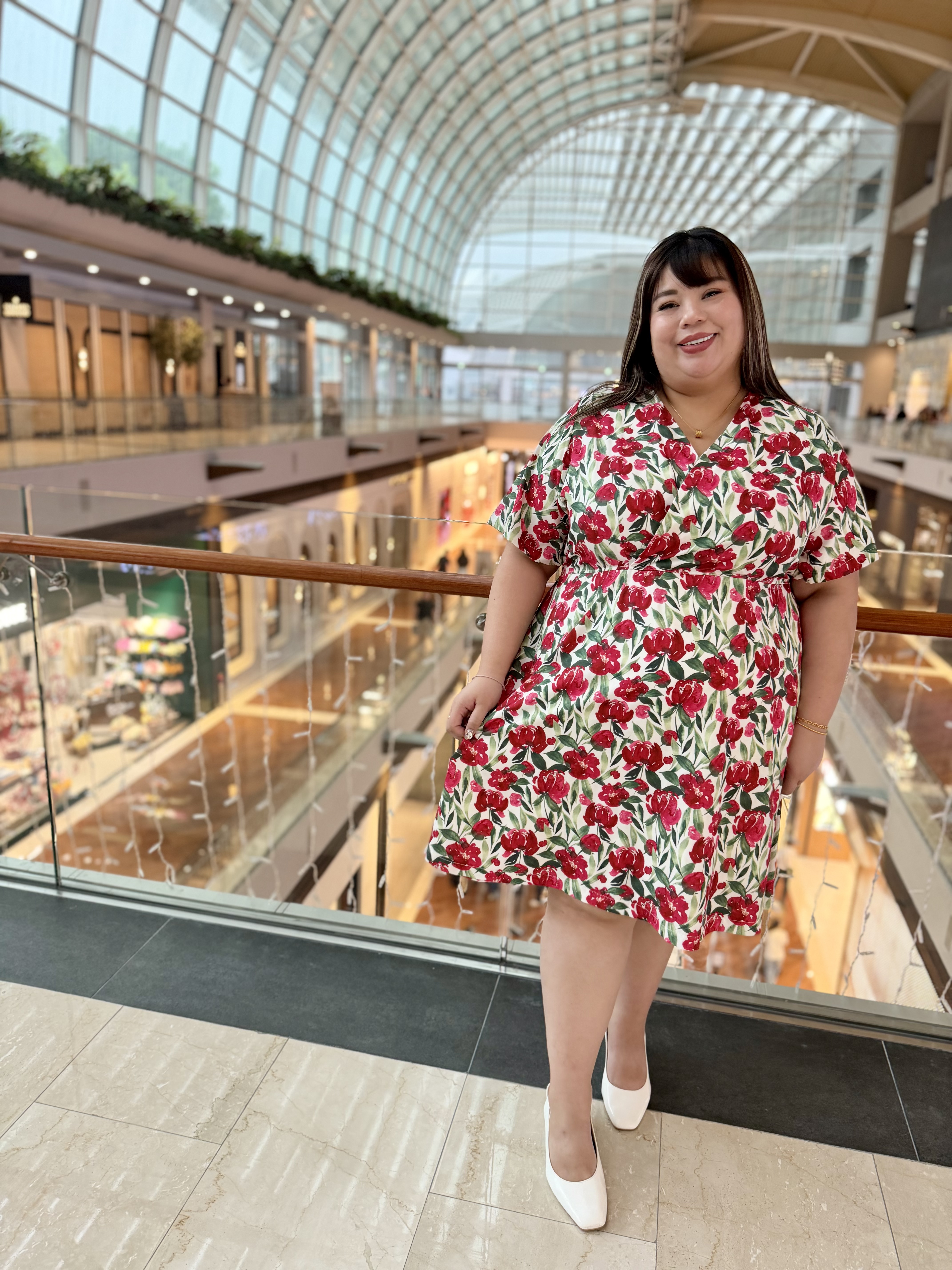 Love+ Una Red Bloom Kimono Dress | Plus Size Dress