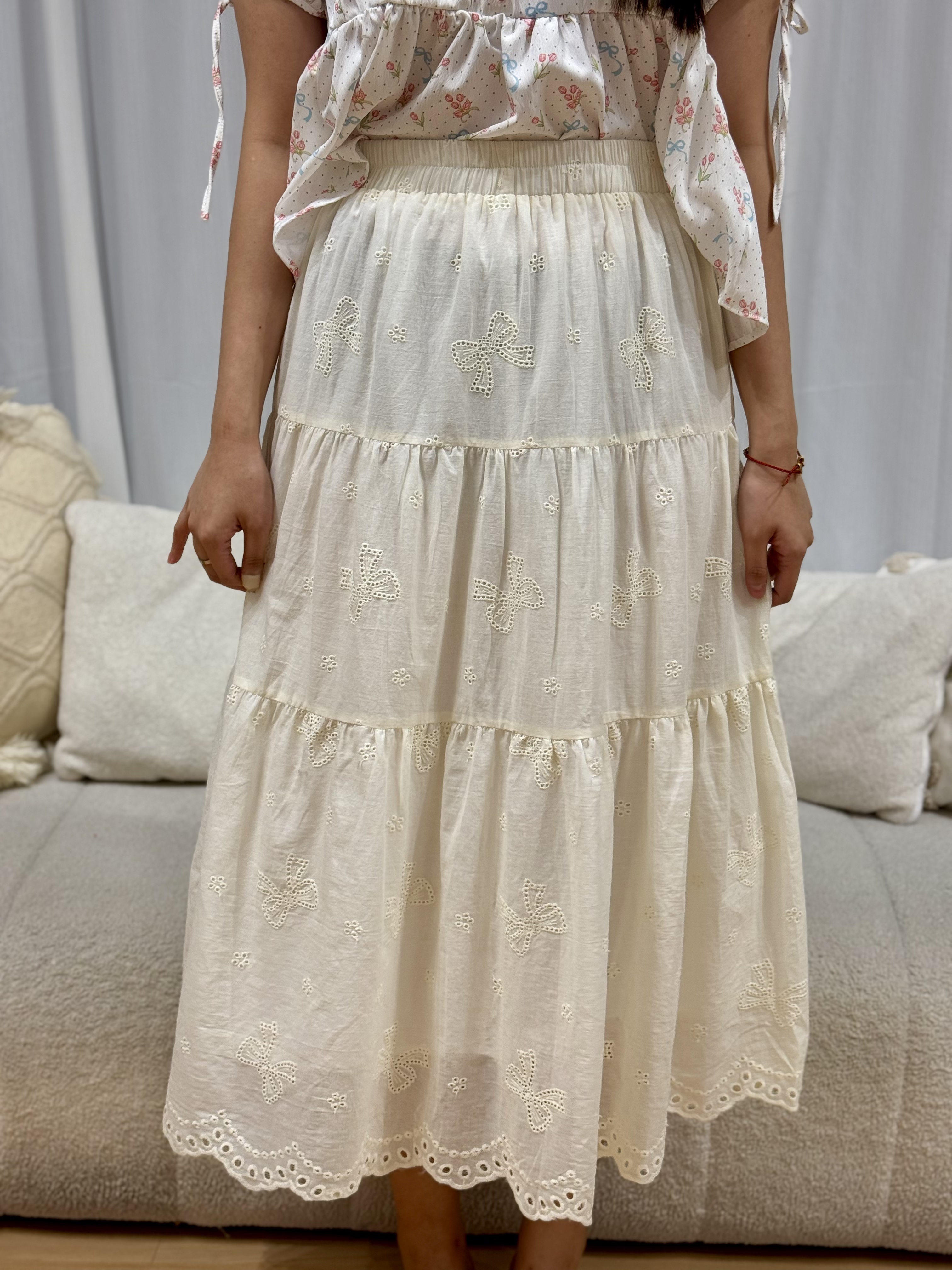 Robox Lace Ribbon Skirt | Plus Size Skirt