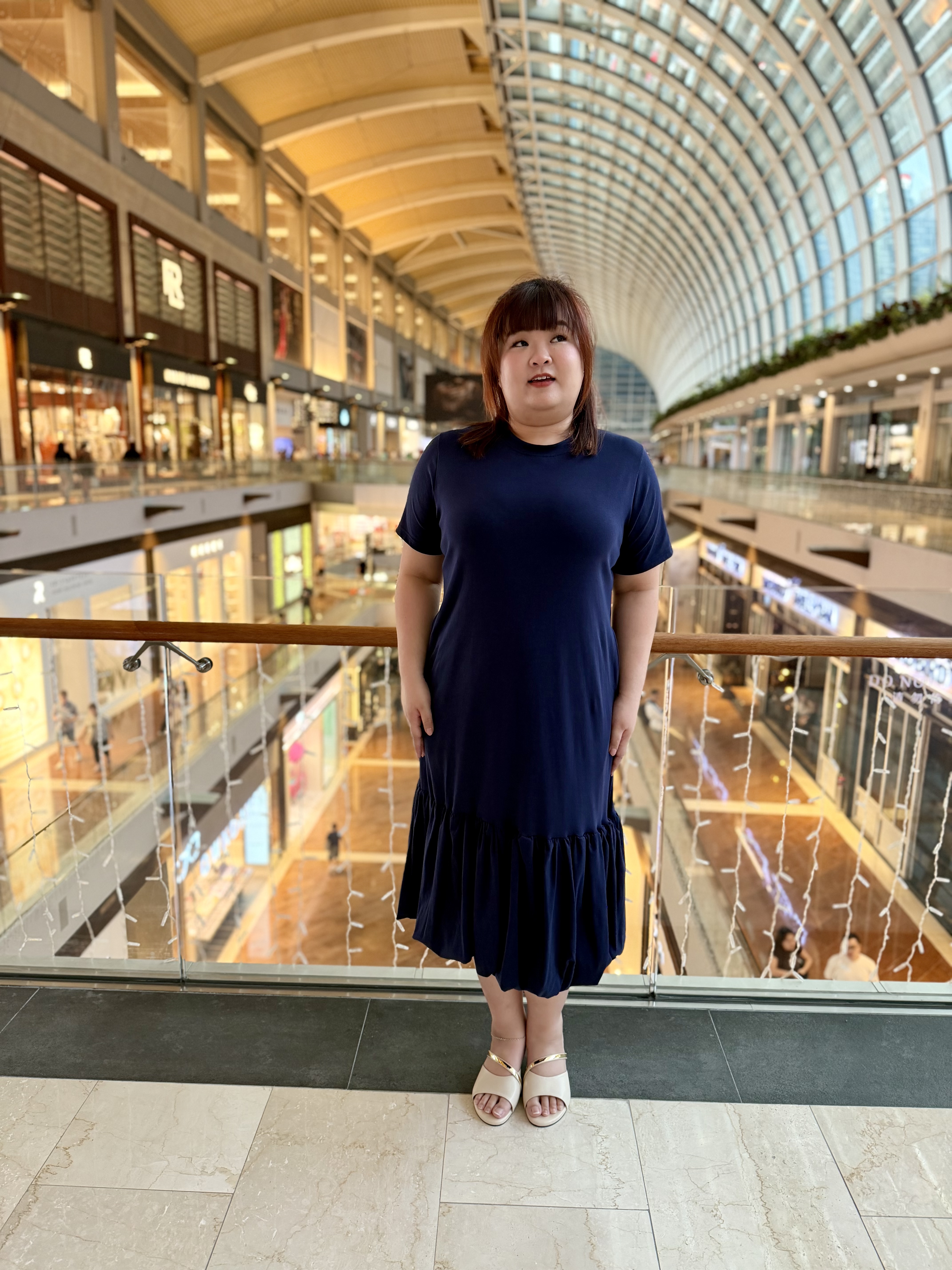 Love+ Naomi Solid Maxi Bubble Dress | Plus Size Dress