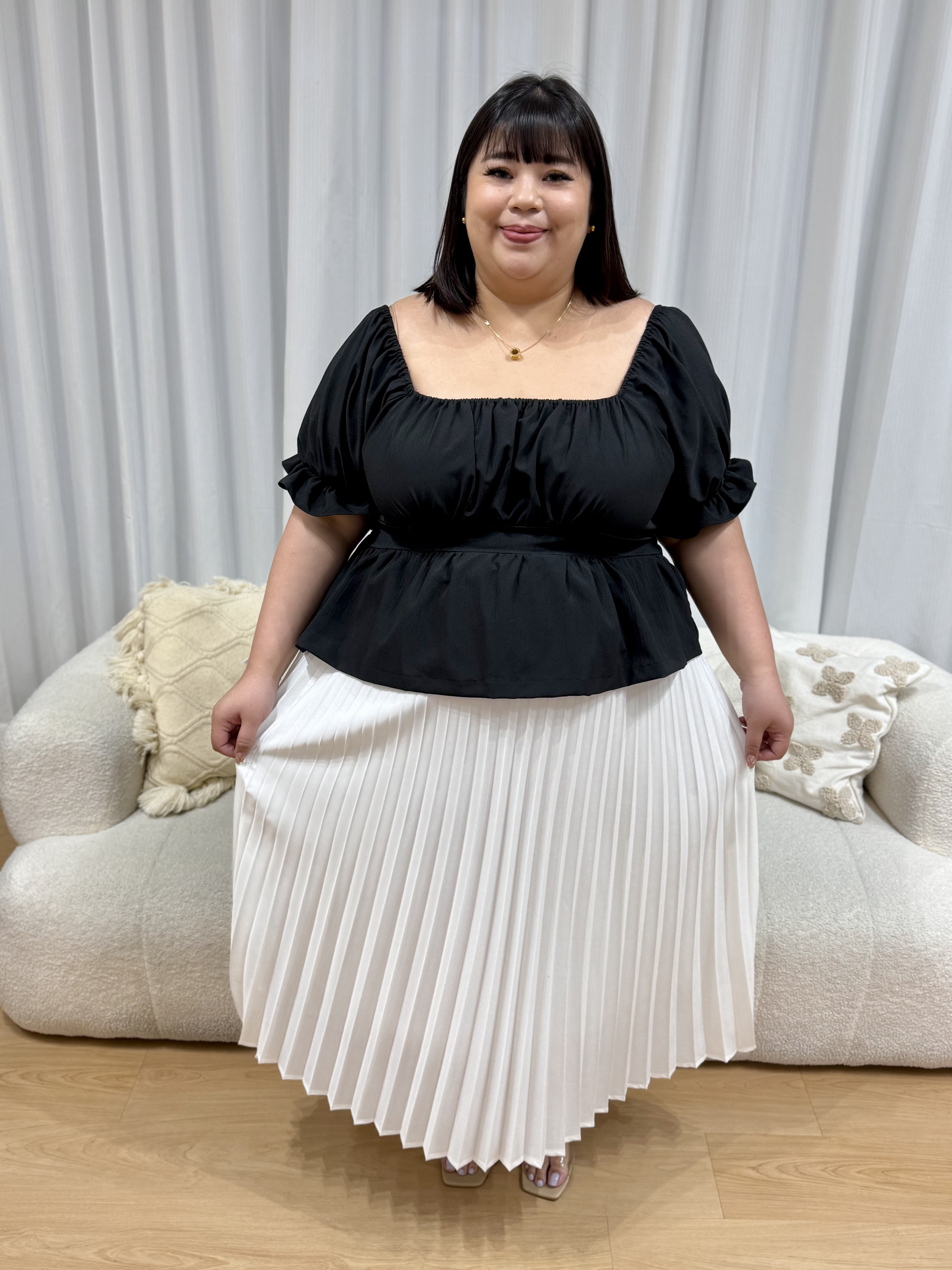 Love+ Annmarie Pleated Skirt | Plus Size Skirt