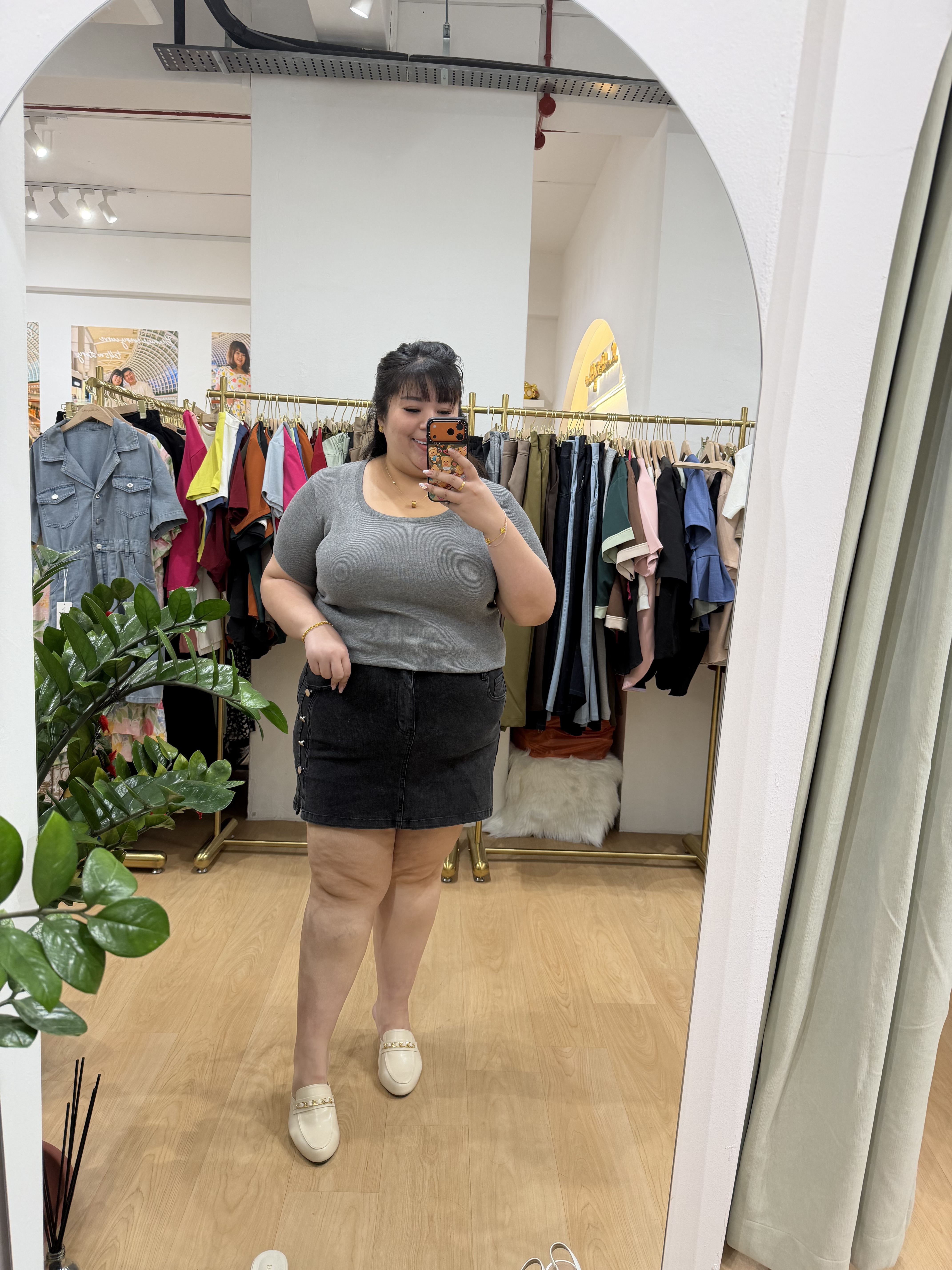 Love+ Sandy Sexy Denim Skirt #2257 | Plus Size Skirt