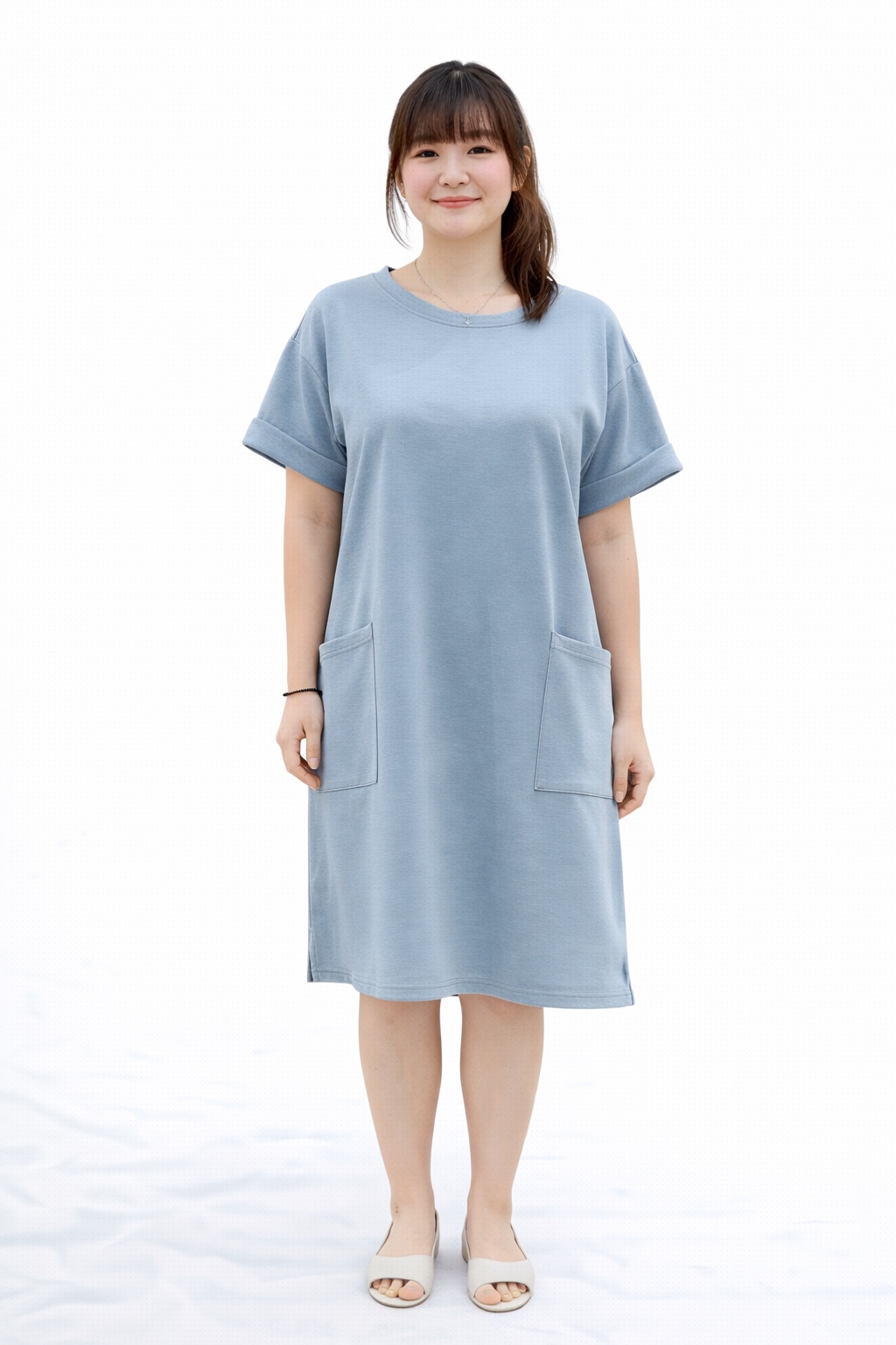 Xenia Front Pocket Scuba Dress | Plus Size Dress