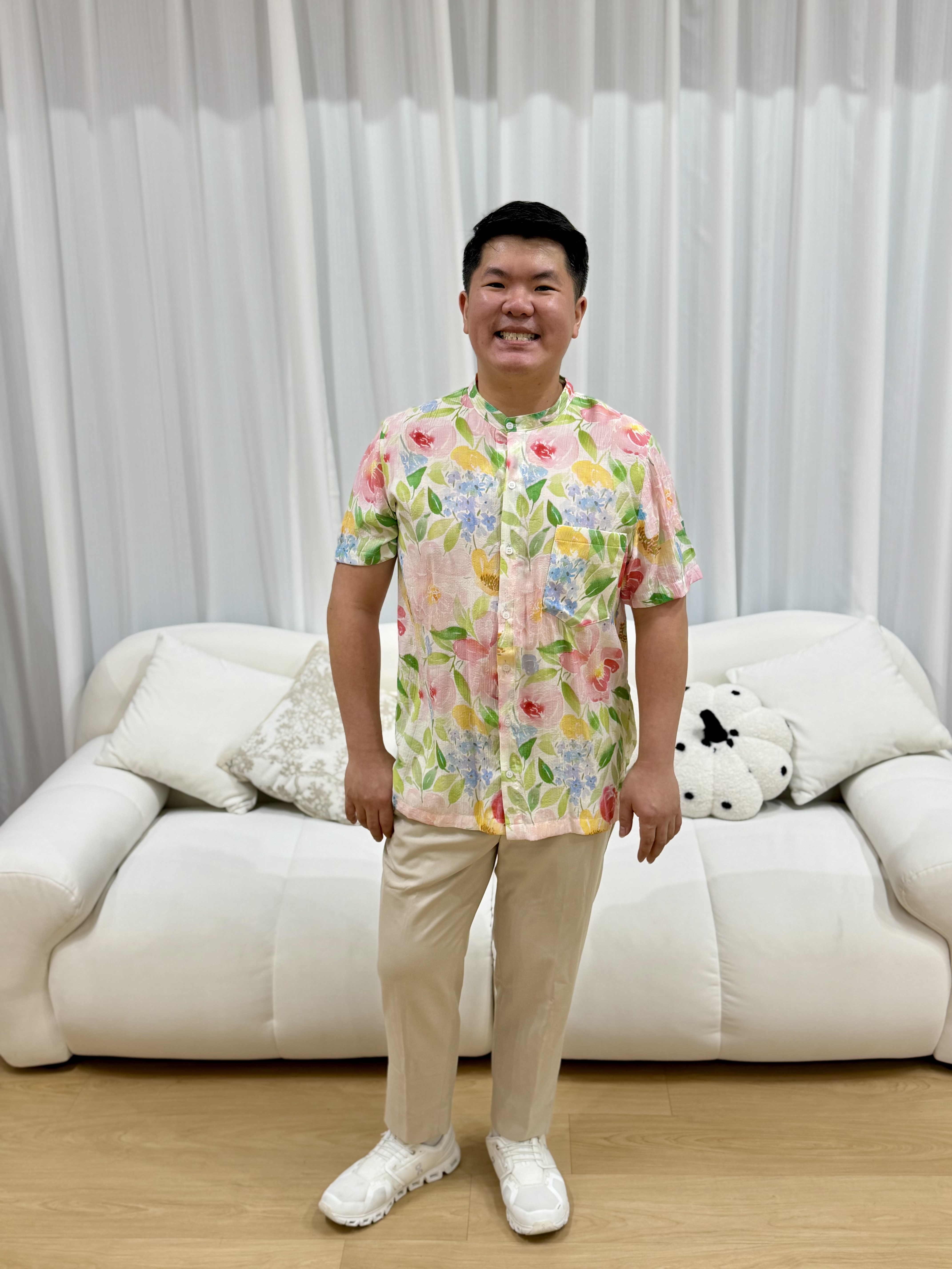 Love+ Eureabella Spring Bloom Men Shirt | Plus Size Shirt