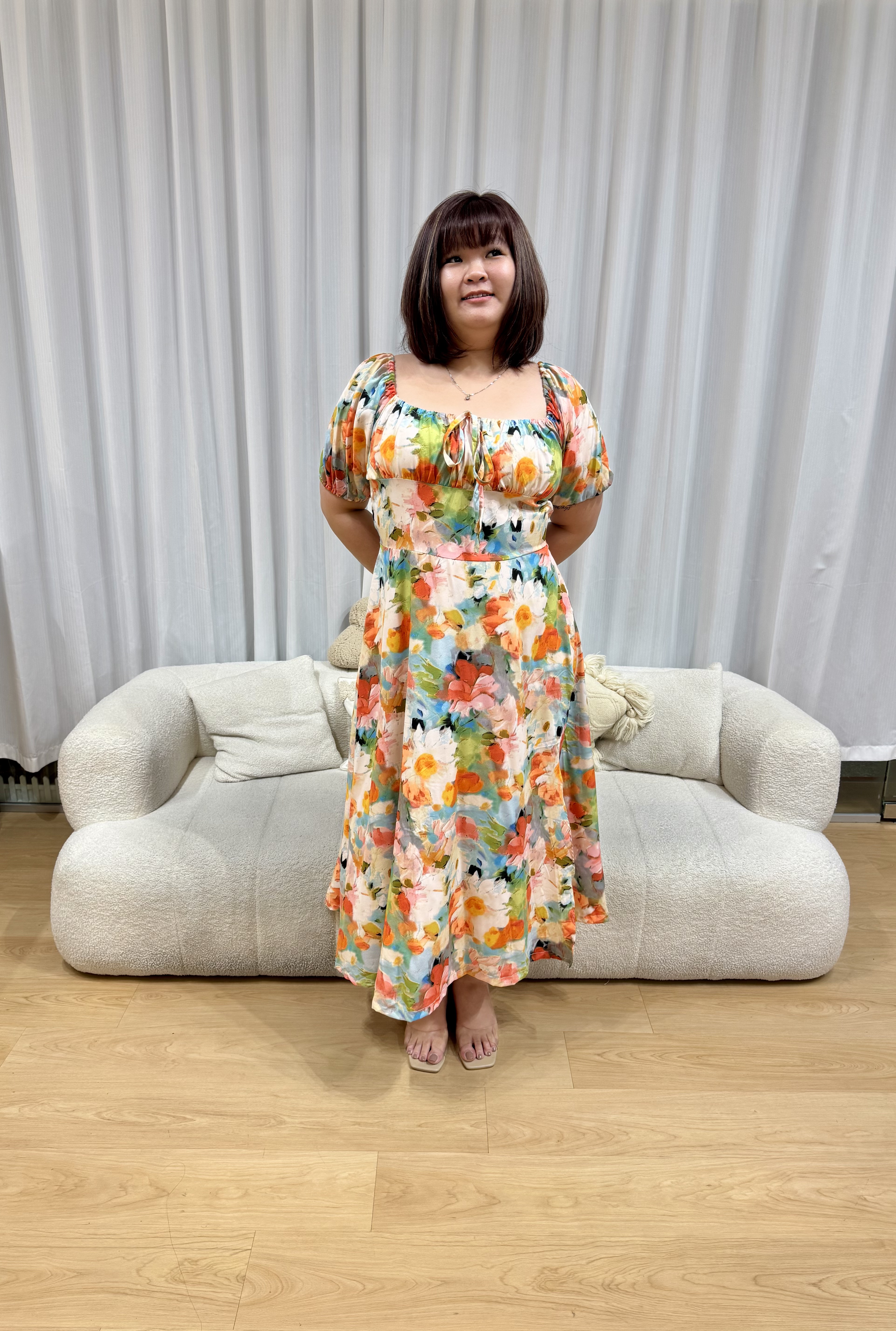 Talia Tasha Floral Dress | Plus Size Dress