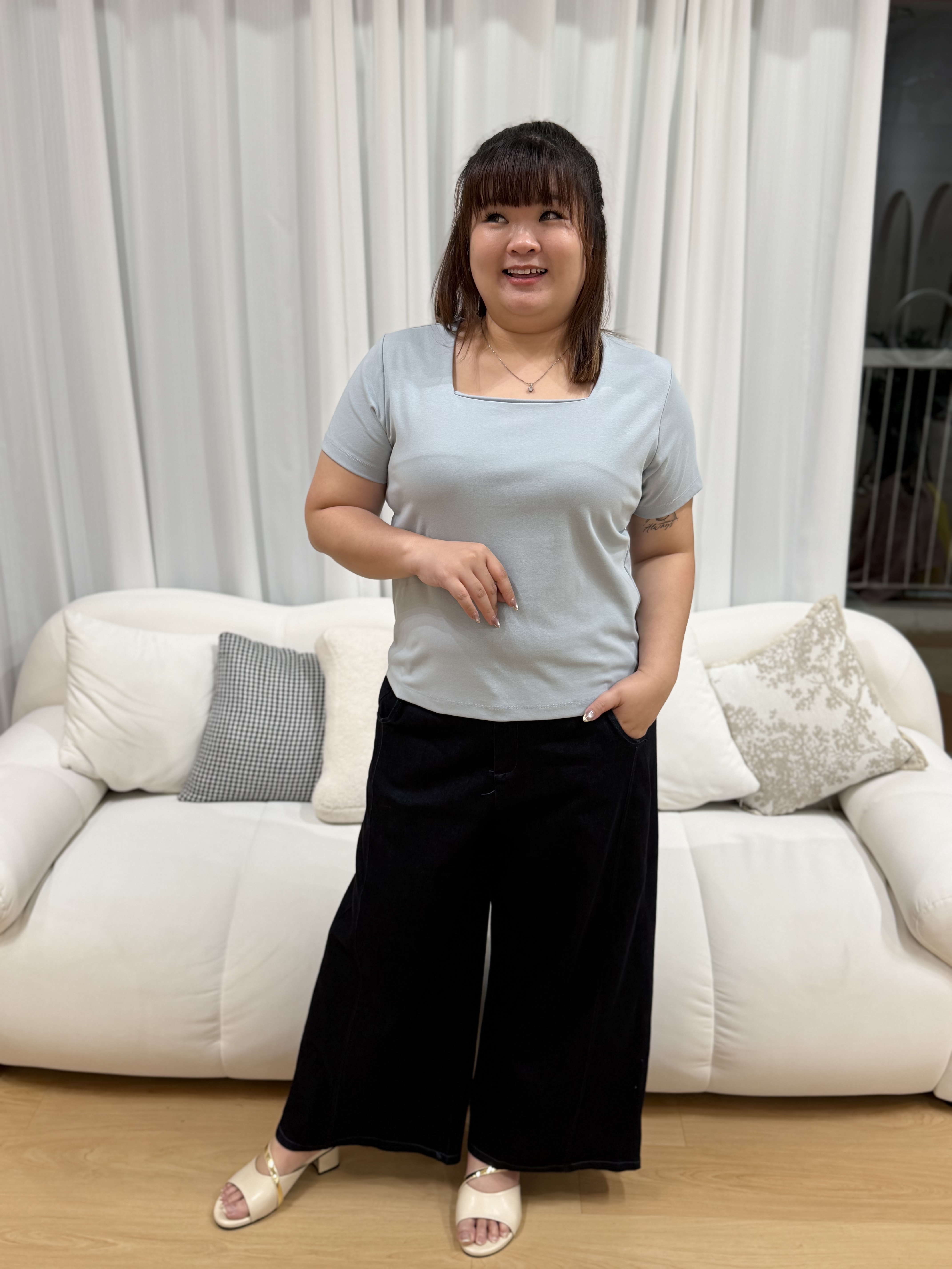 Love+ Kyra Premium Cotton Boxy Top | Plus Size Top