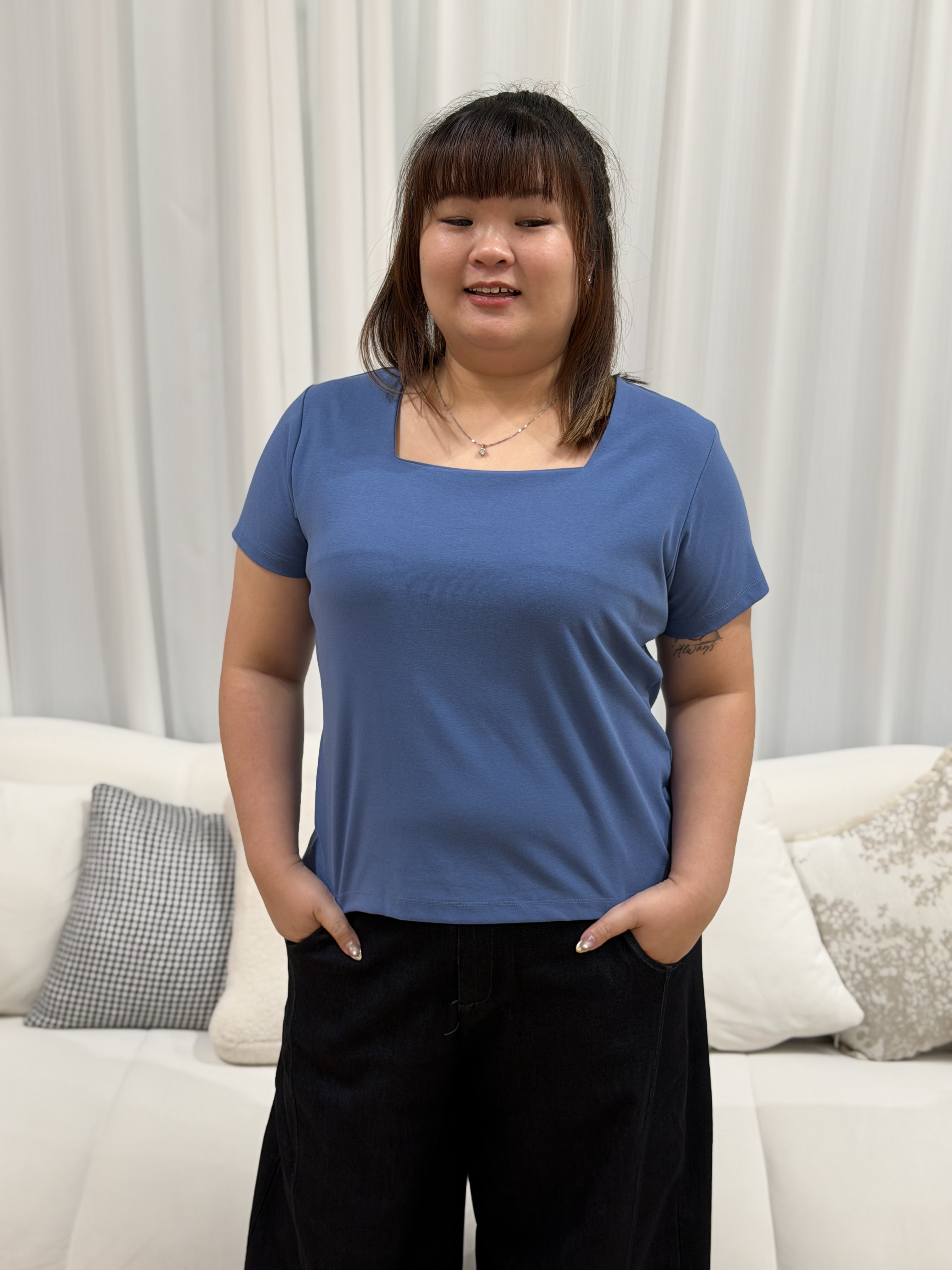Love+ Kyra Premium Cotton Boxy Top | Plus Size Top