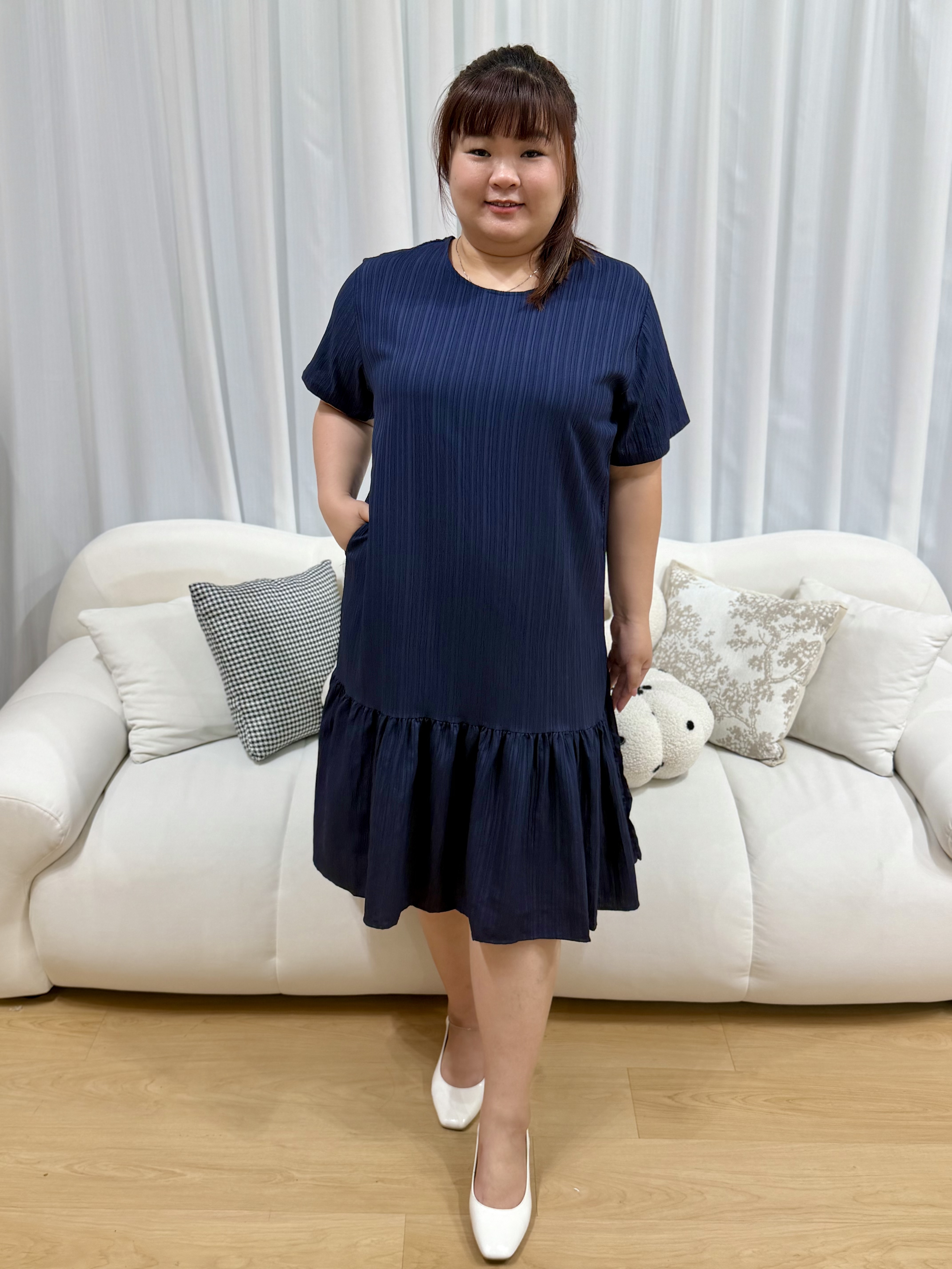 Orlena Solid Dress | Plus Size Dress