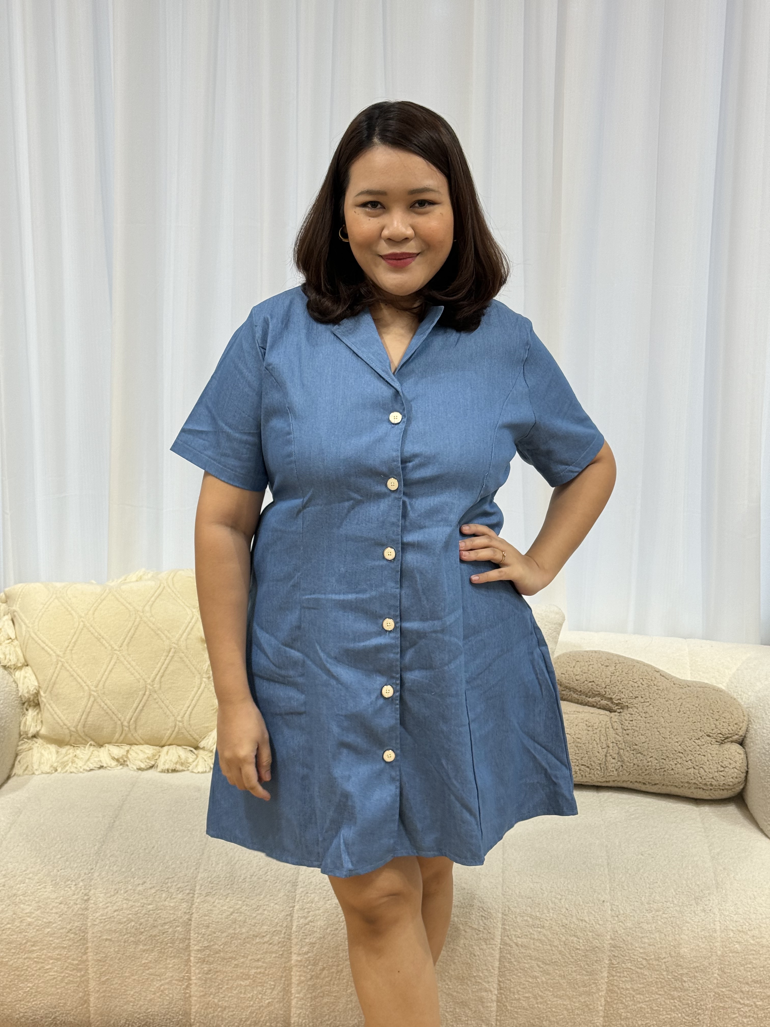 Jermaine Denim Dress | Plus Size Dress