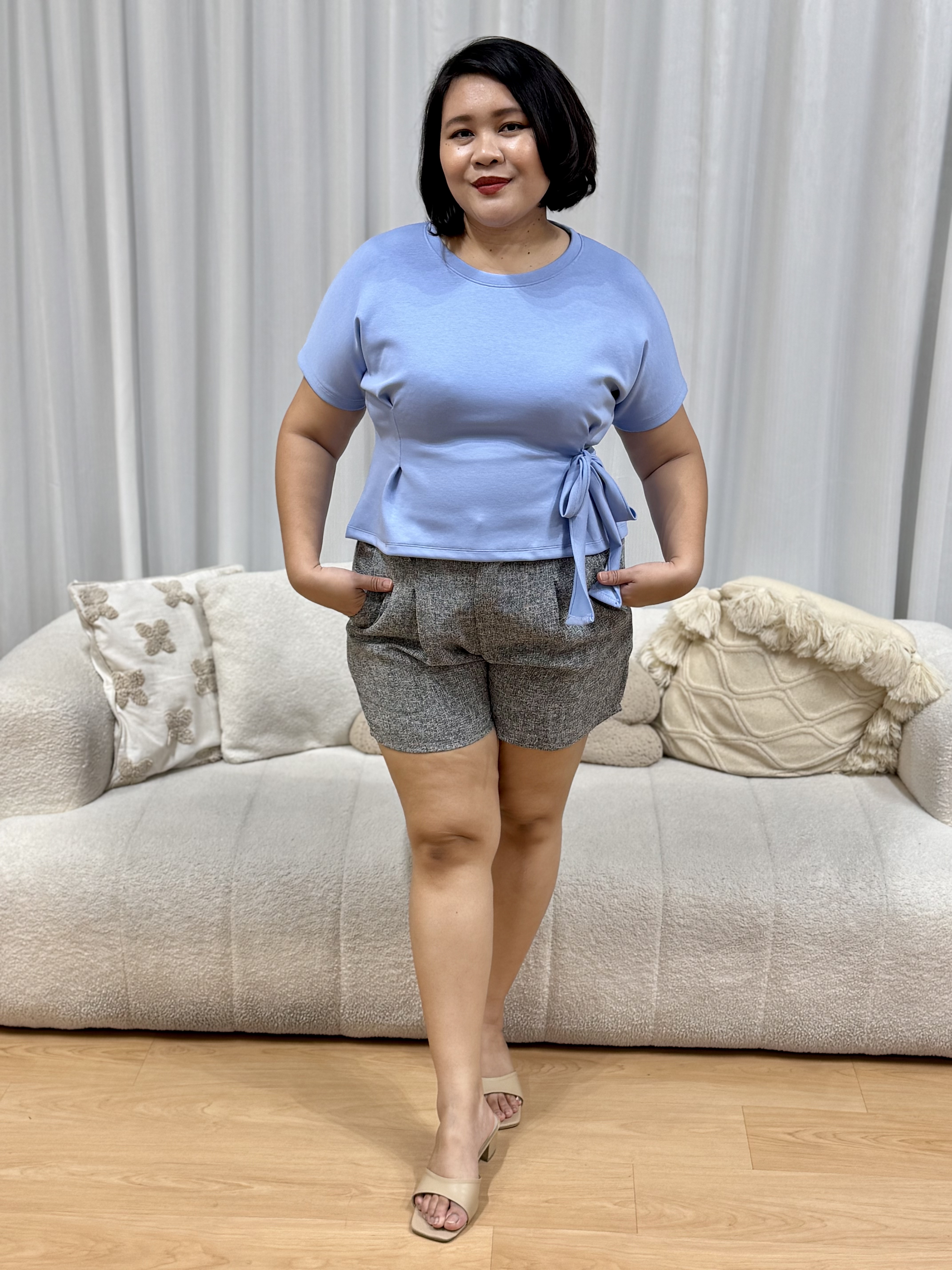 Camry Tweet Shorts  | Plus Size Short