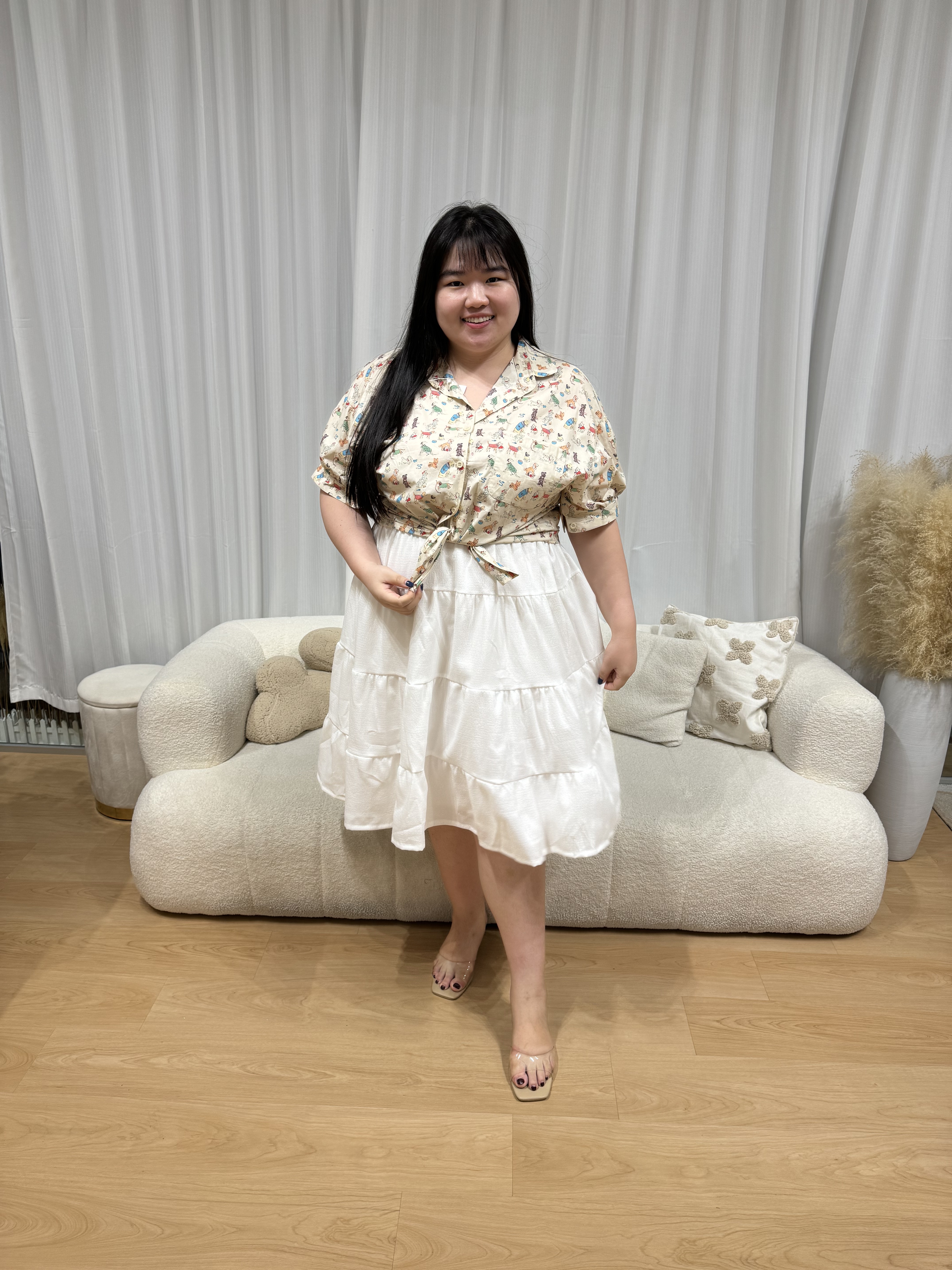 Mosh Cute Pups Top | Plus Size Top