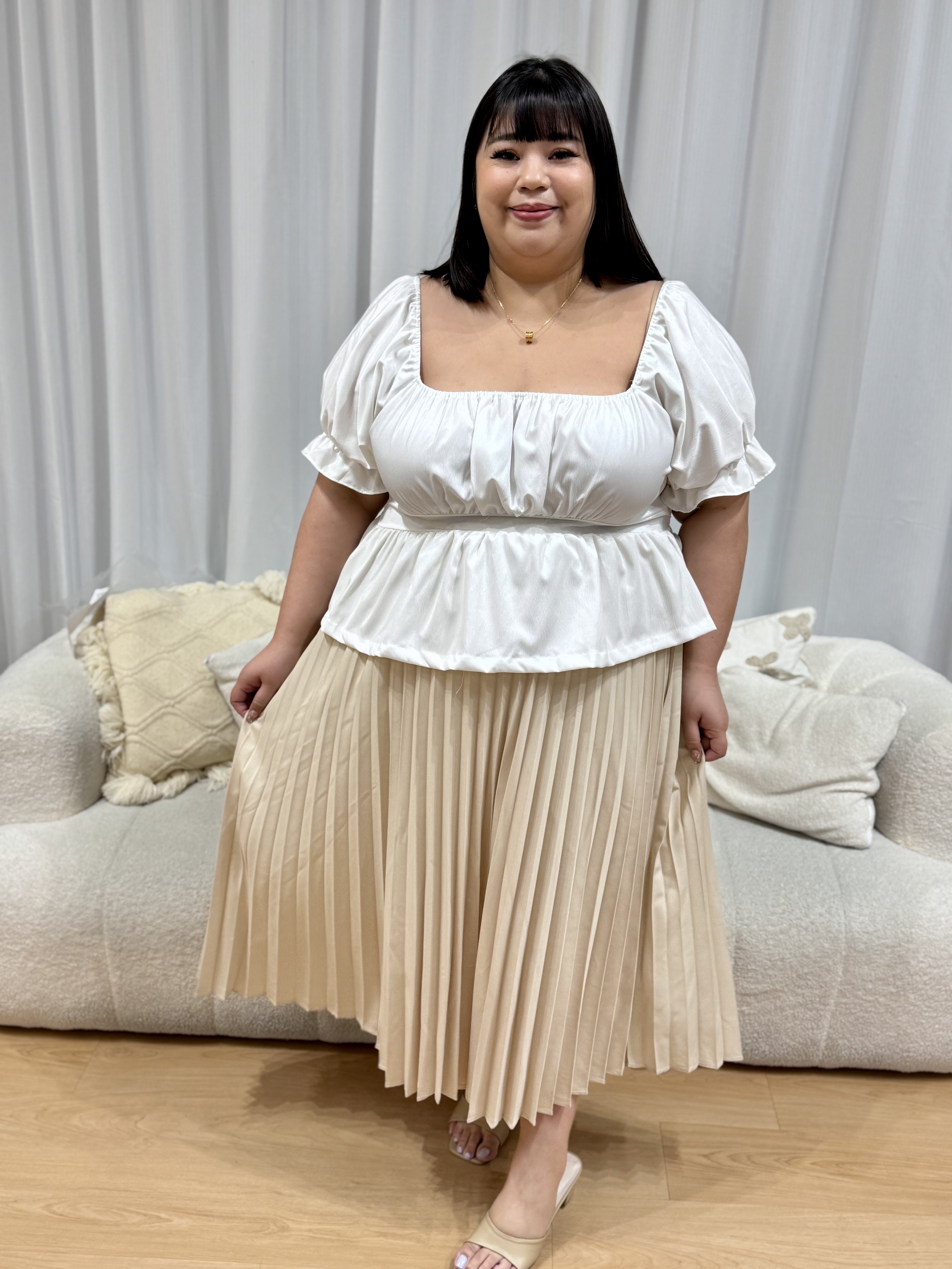 Love+ Annmarie Pleated Skirt | Plus Size Skirt