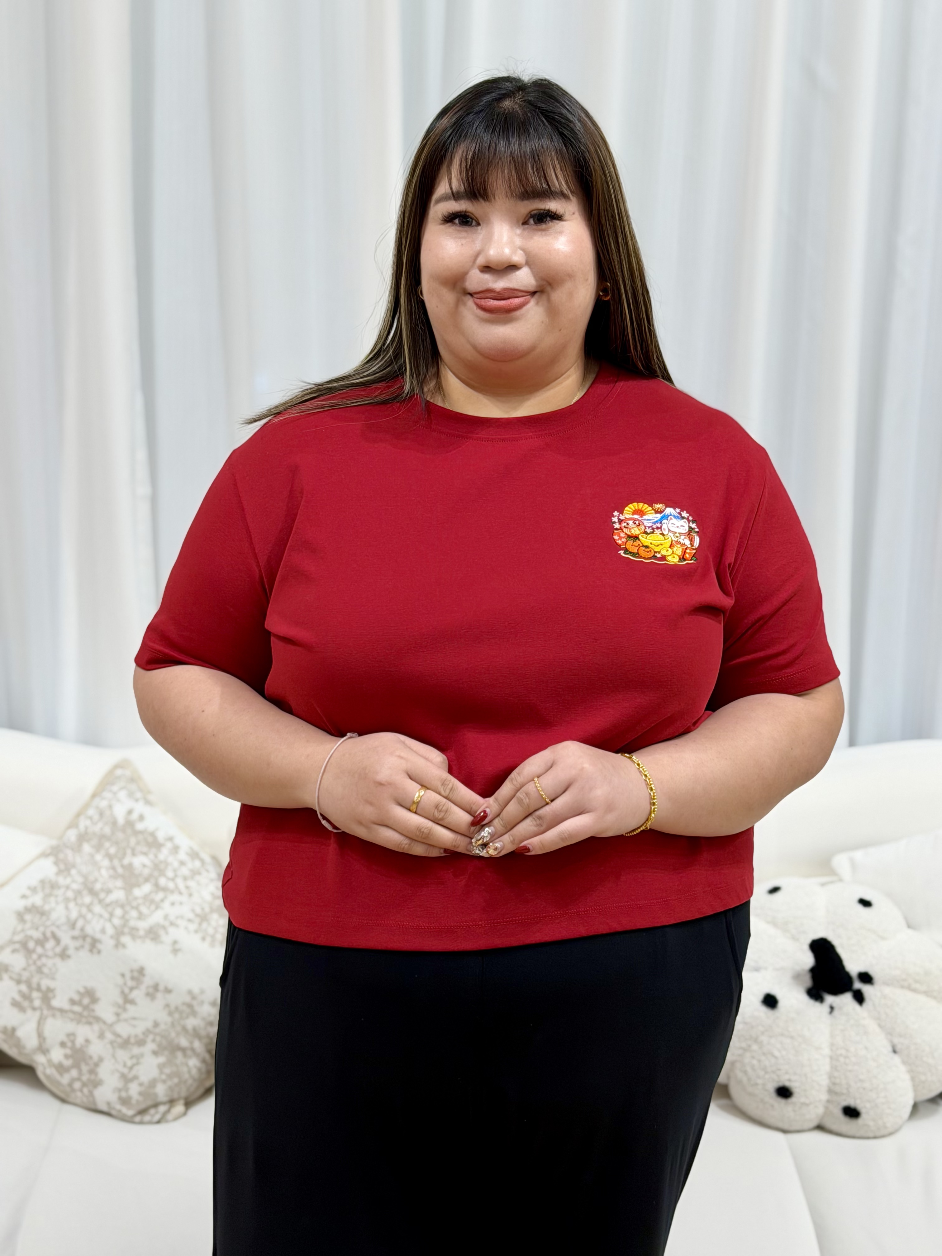 Love+ (Single) Mane-Daru Ladies Premium Cotton Top | Plus Size Top