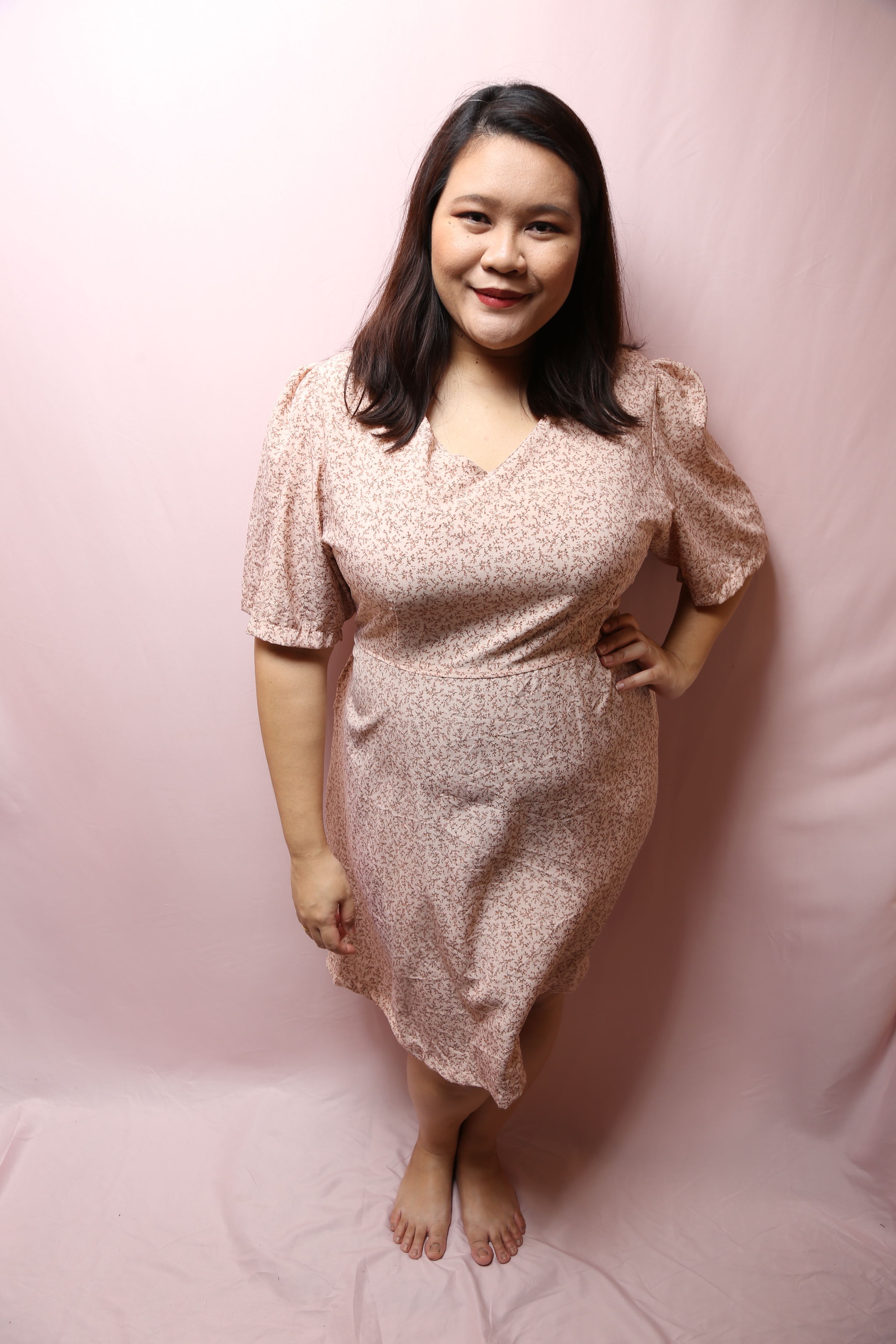 Love+ OSFA Casey Blossom Dress | Plus size dress