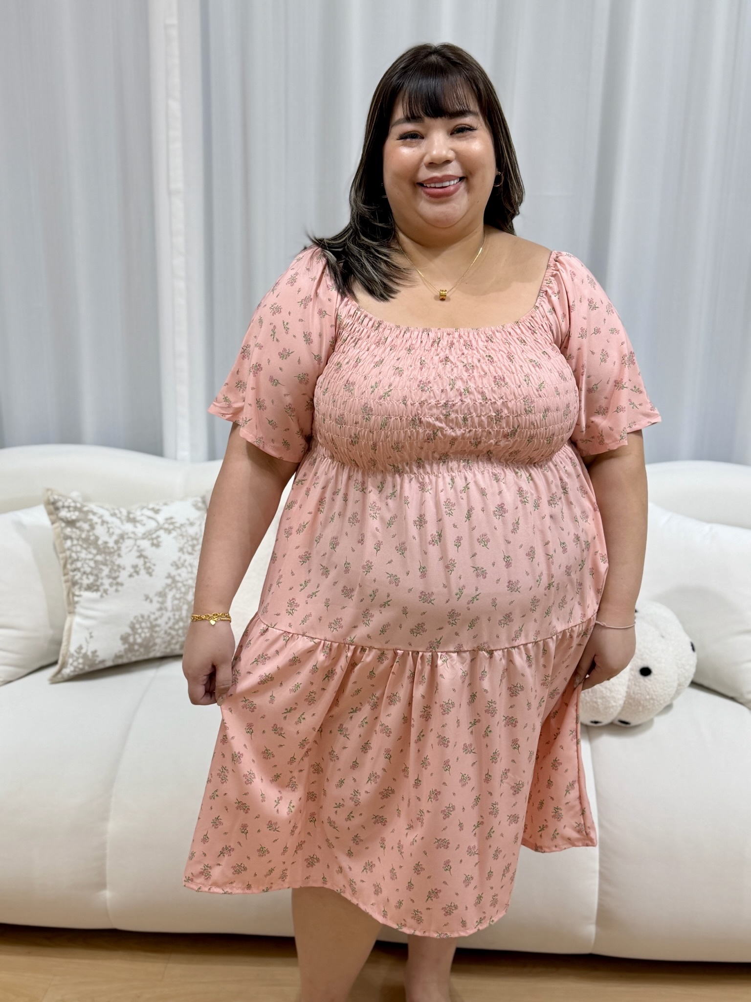 Jovinne Short Smock Dress | Plus Size Dresss