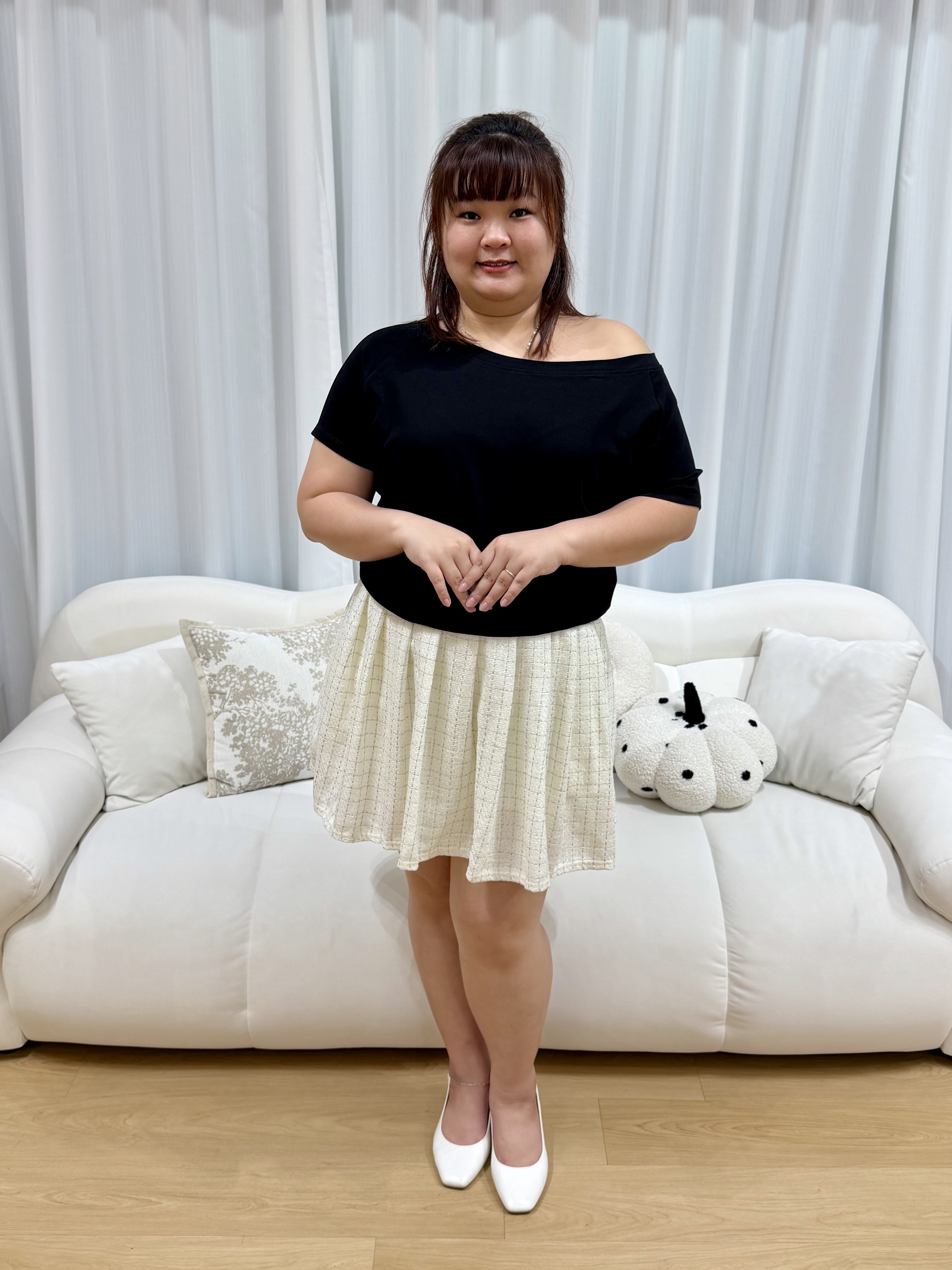 Lanni Tweet Skirt | Plus Size Skirt