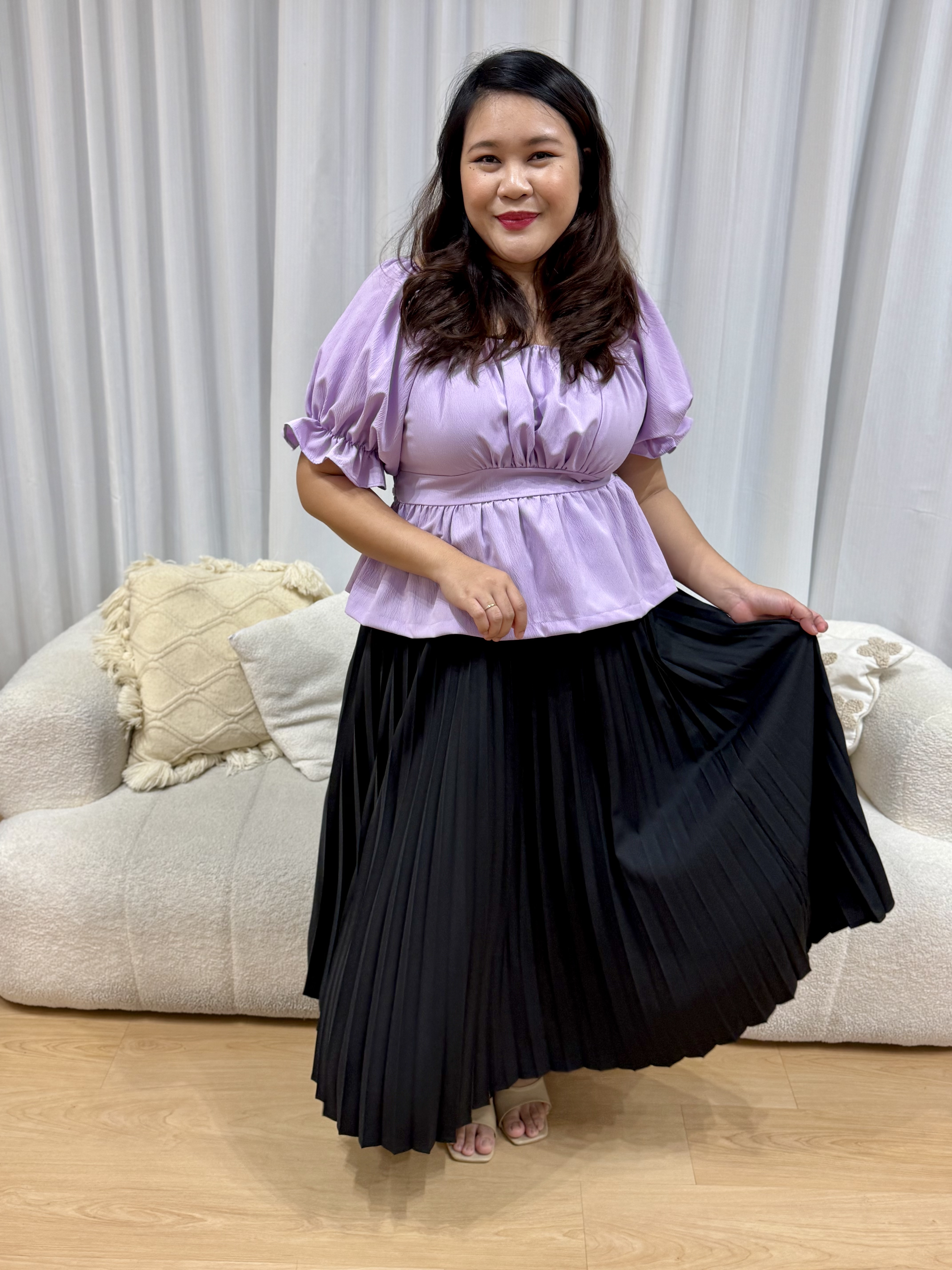 Love+ Annmarie Pleated Skirt | Plus Size Skirt