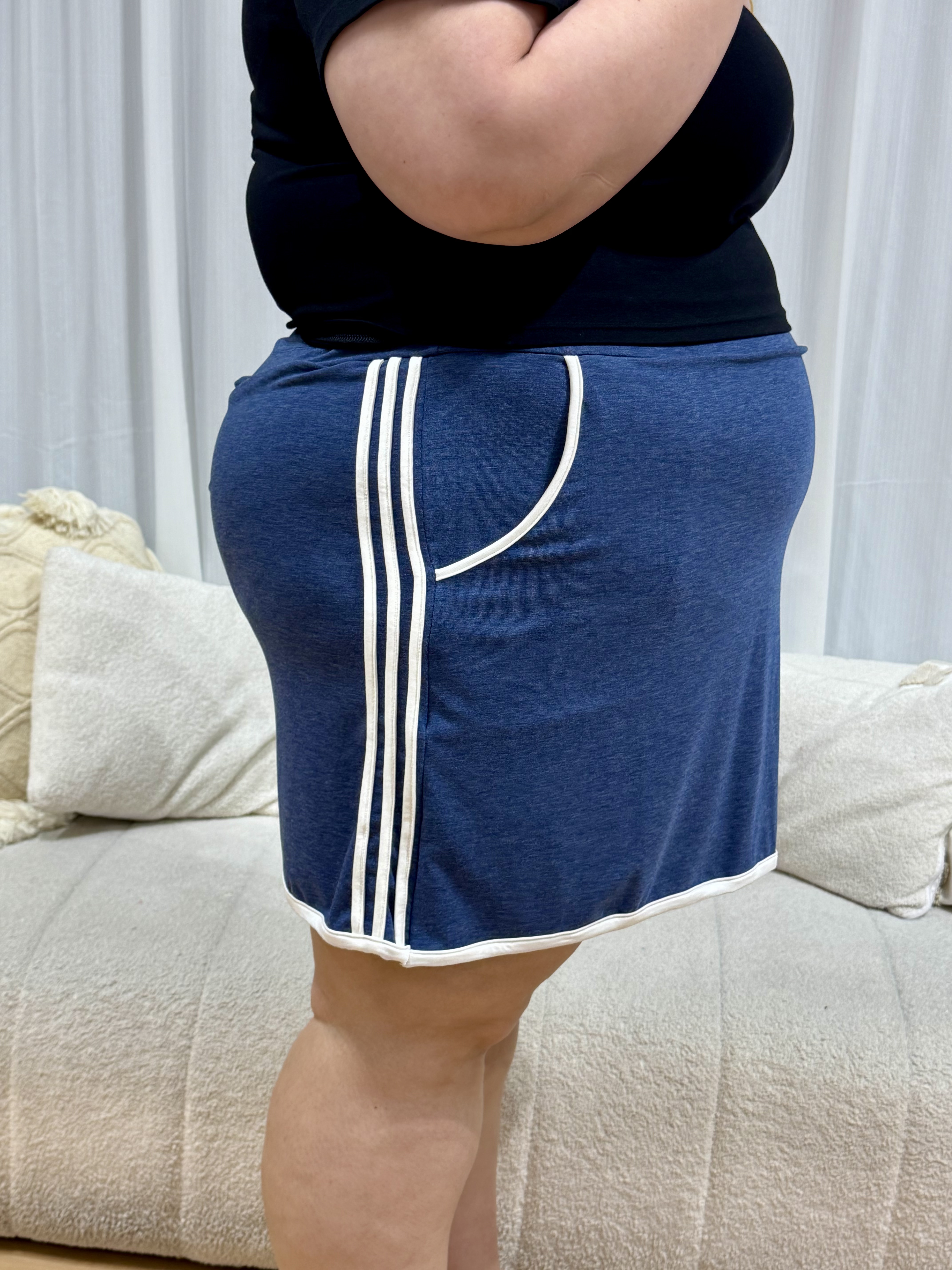 Love+ Carter Tennis Rayon Skorts | Plus Size Shorts