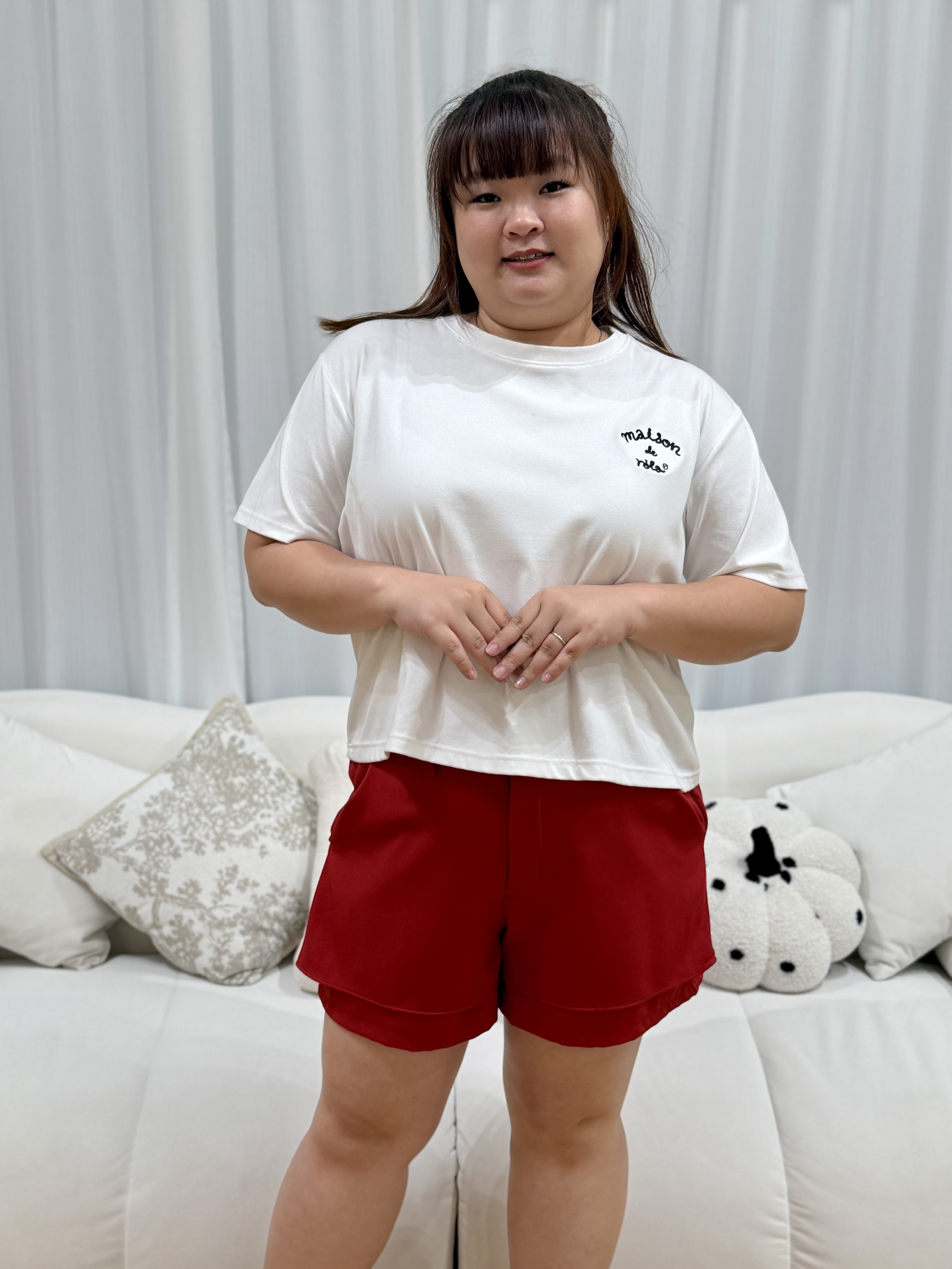 Love+ Twinny Layer Shorts | Plus Size Shorts