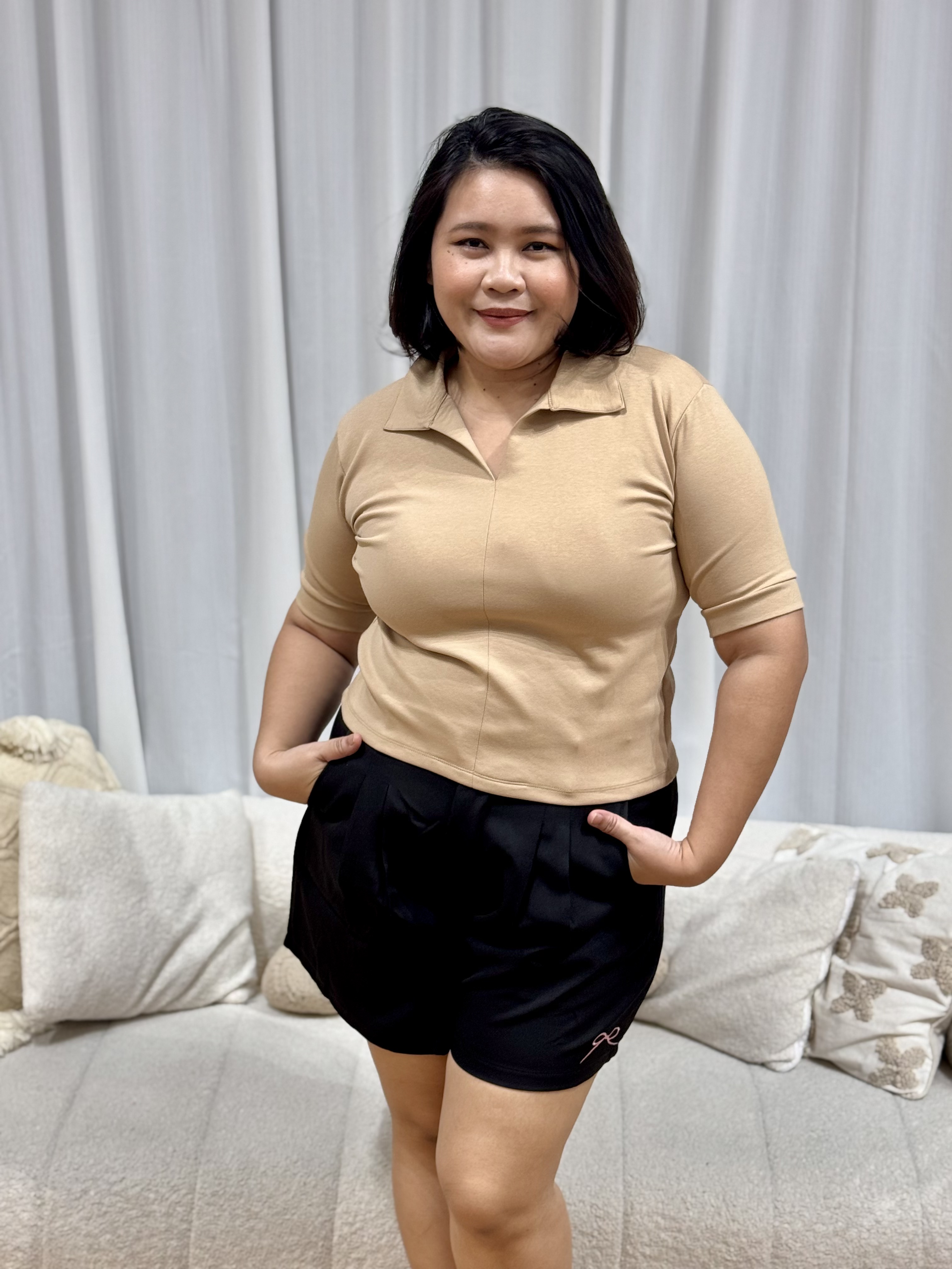 Alsa Bubs Simple Shorts | Plus Size Shorts 