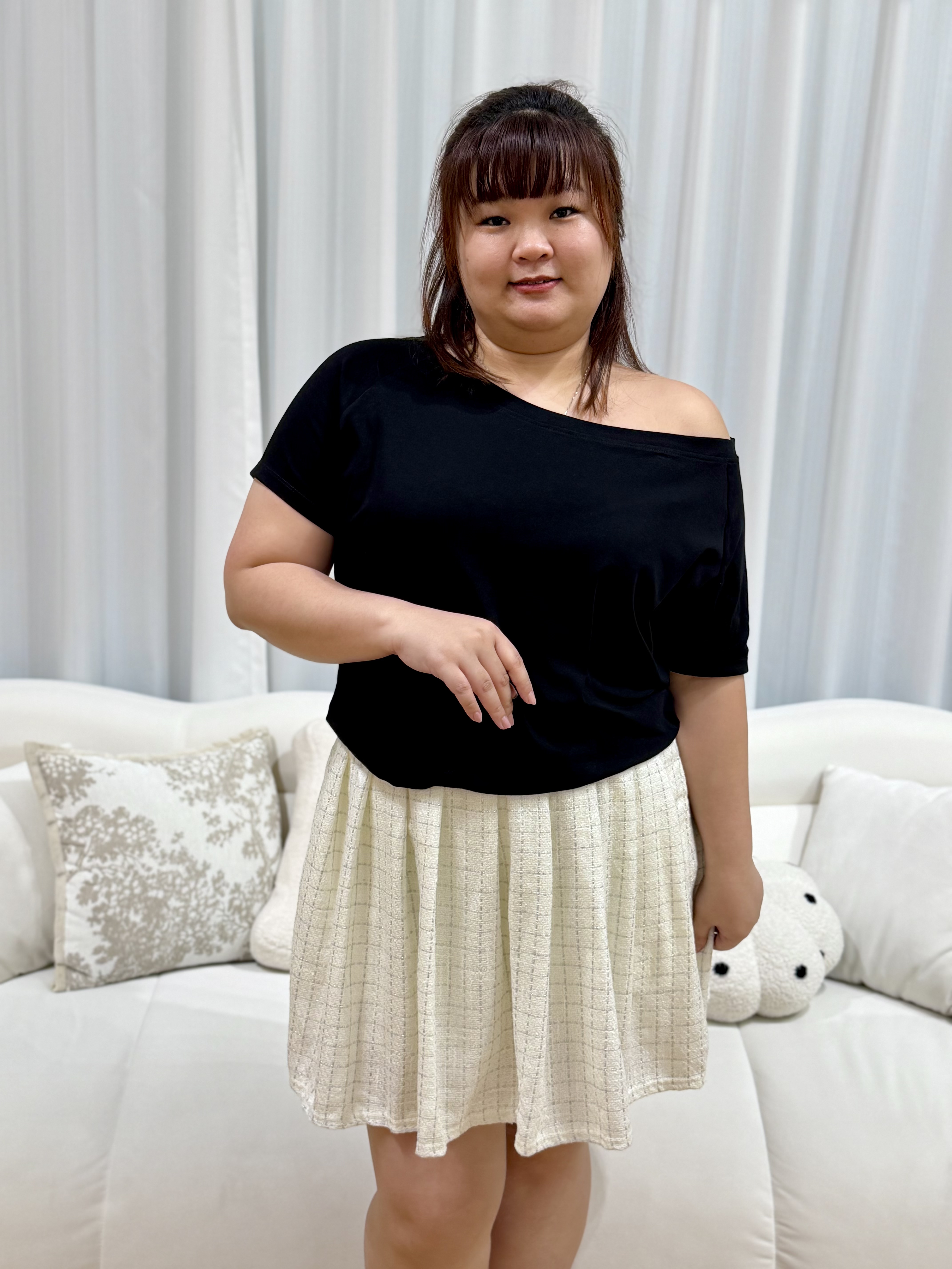 Lanni Tweet Skirt | Plus Size Skirt