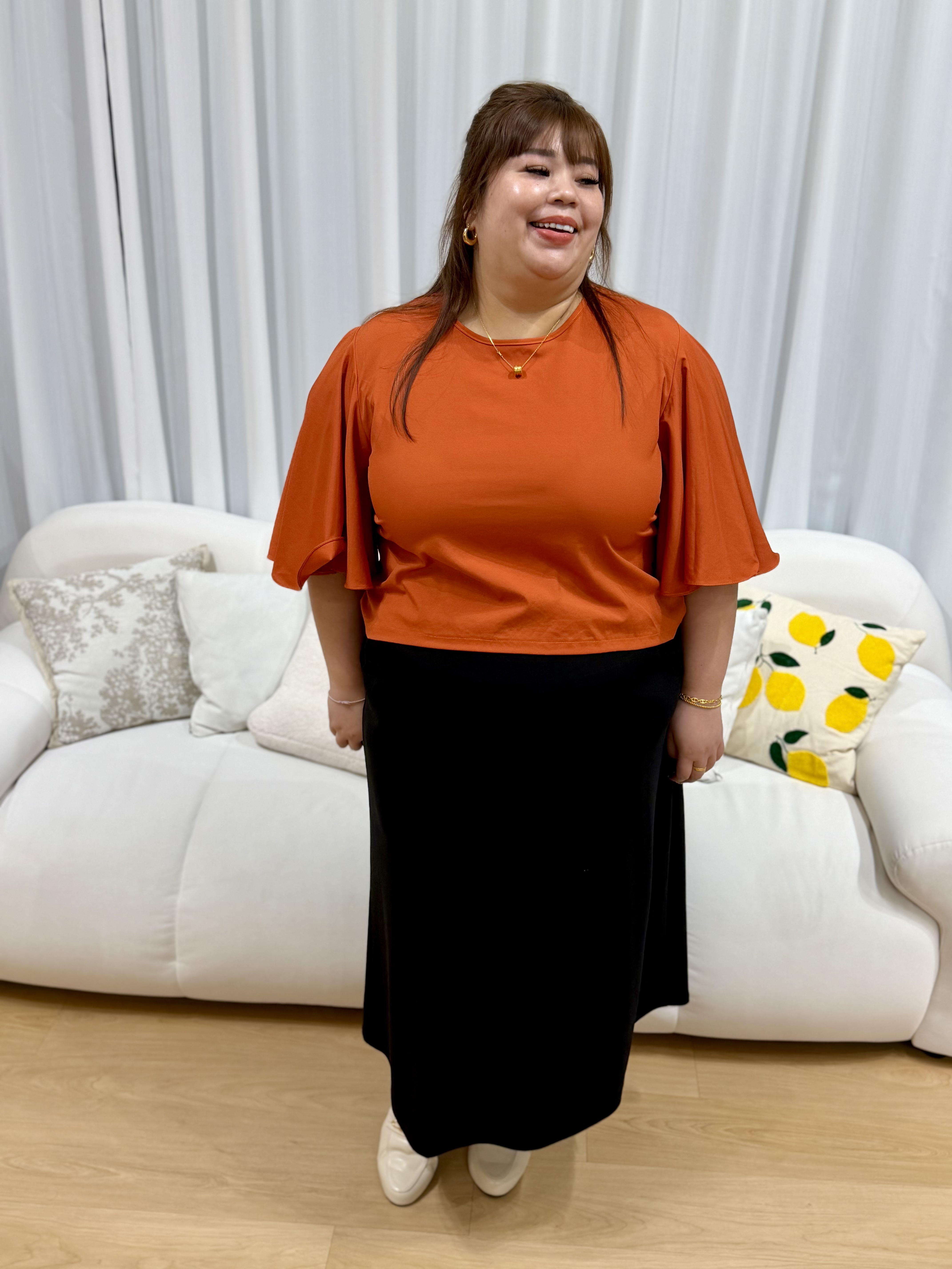 Love+ Alveria Flutter Top | Plus Size Top