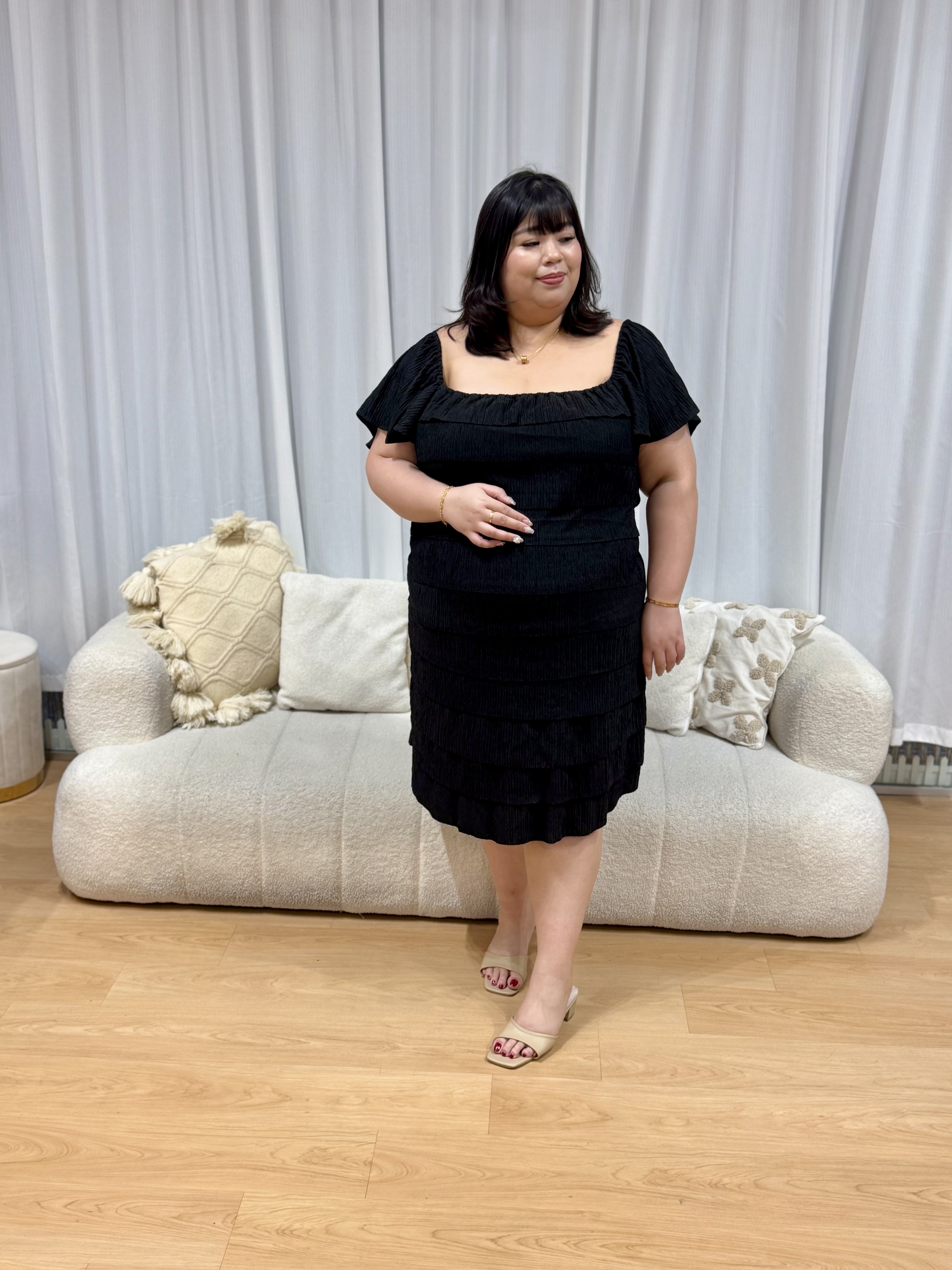 Love+ Daphne Softie Tier Dress | Plus Size Dress