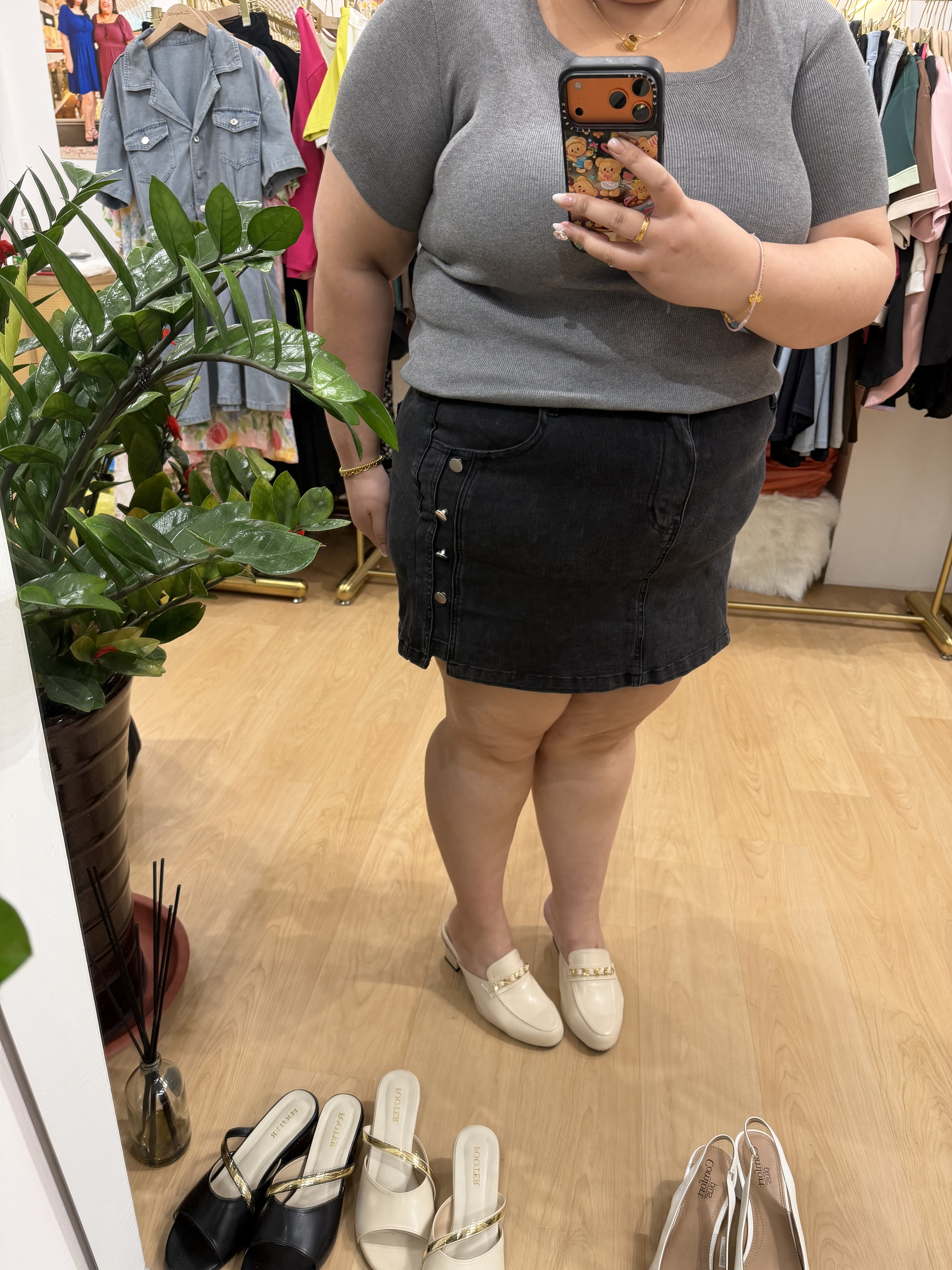 Love+ Sandy Sexy Denim Skirt #2257 | Plus Size Skirt