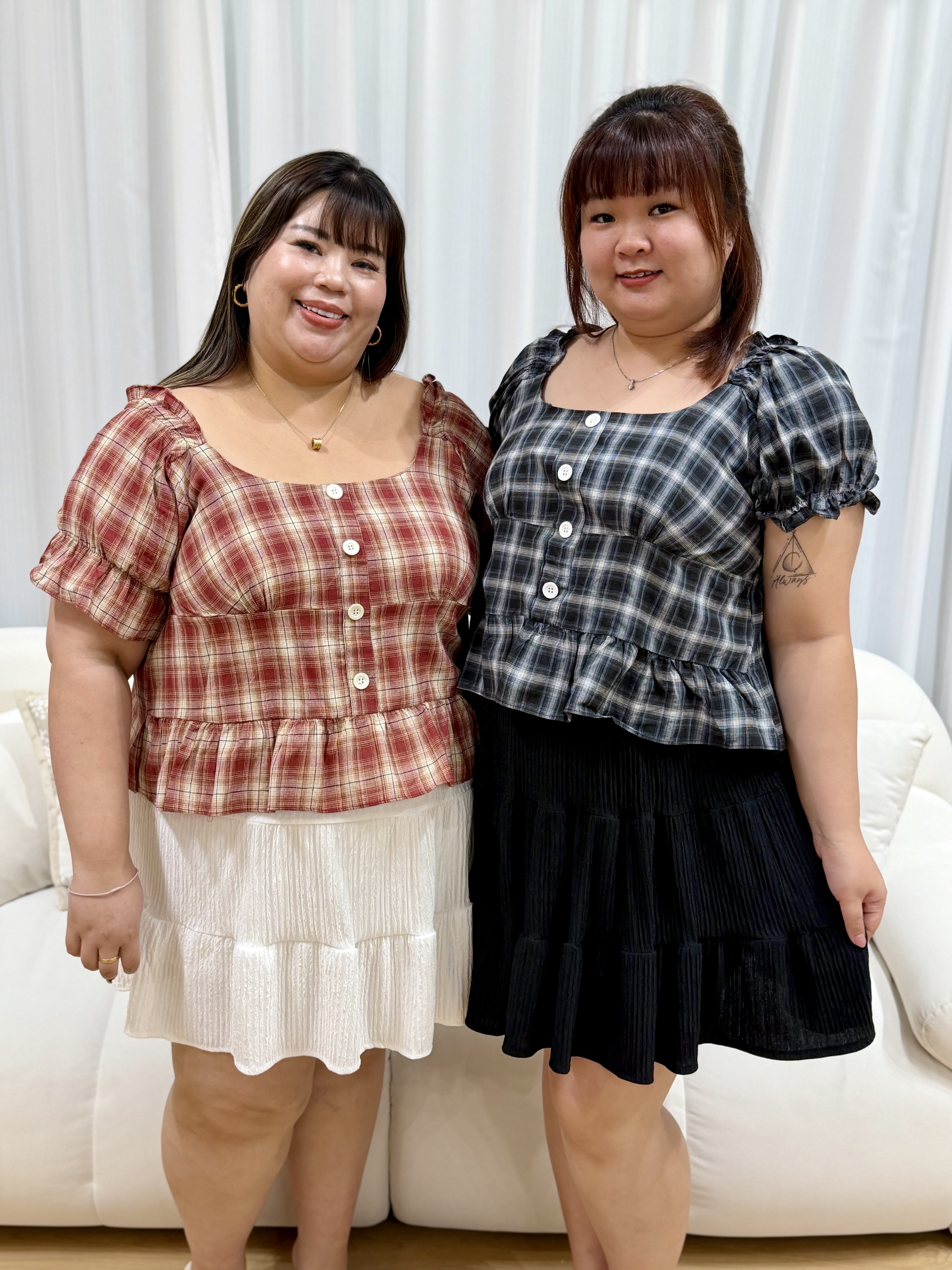 Jayciian Houst Button Top | Plus Size Top