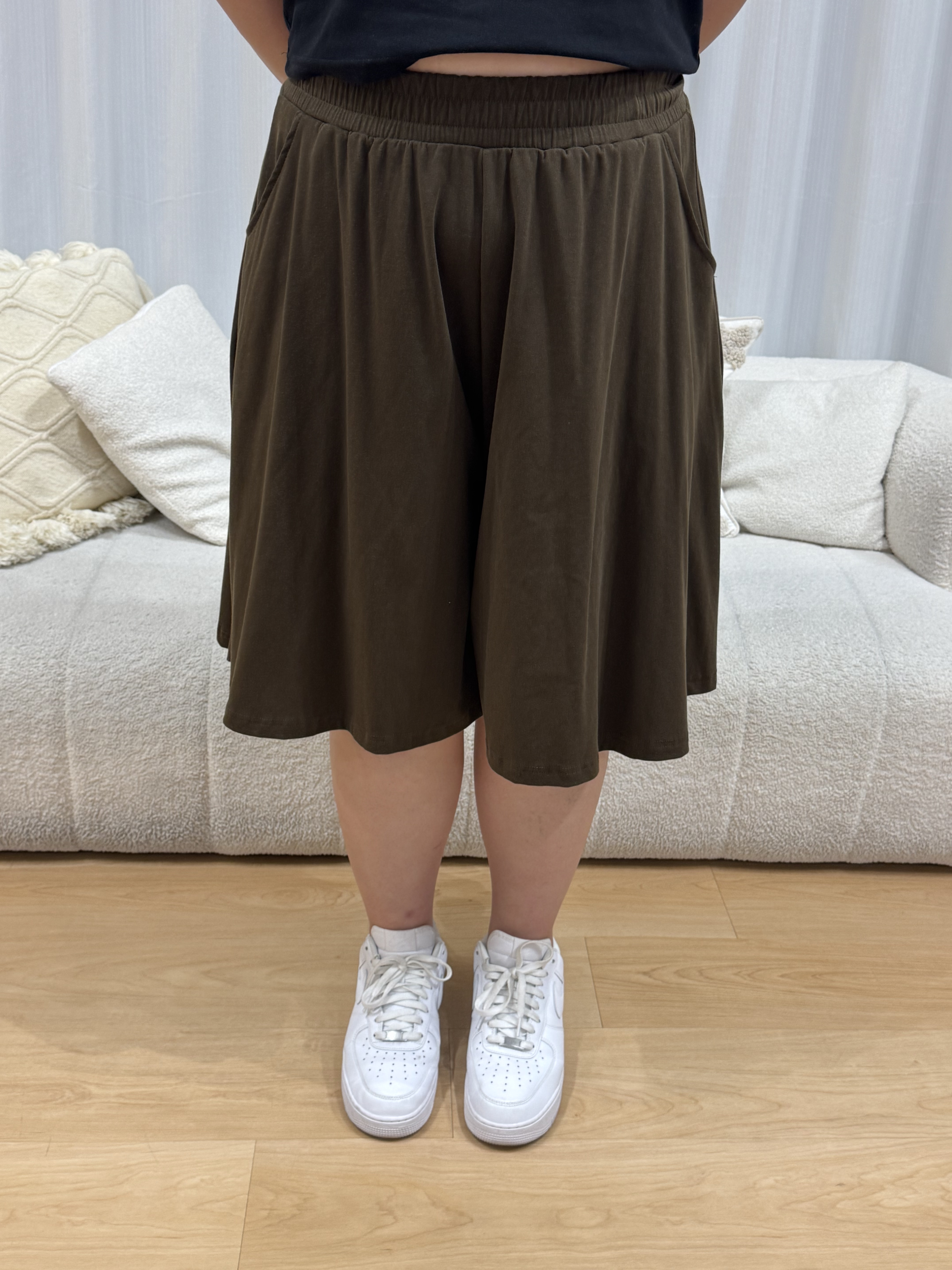 Miya Cotton Culottes |Plus Size Shorts