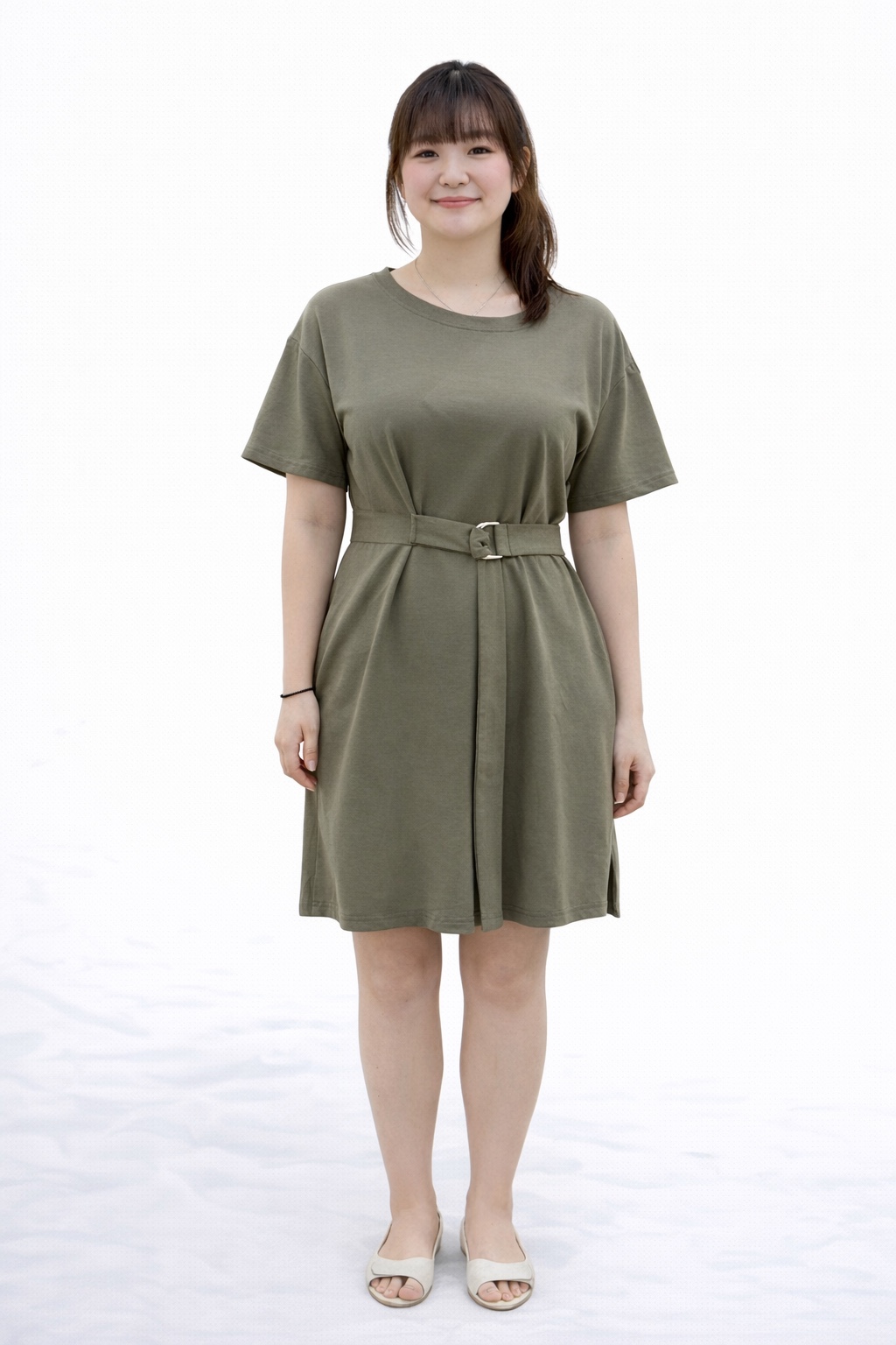 Belt It Soft Scuba Dress | Plus Size Dress