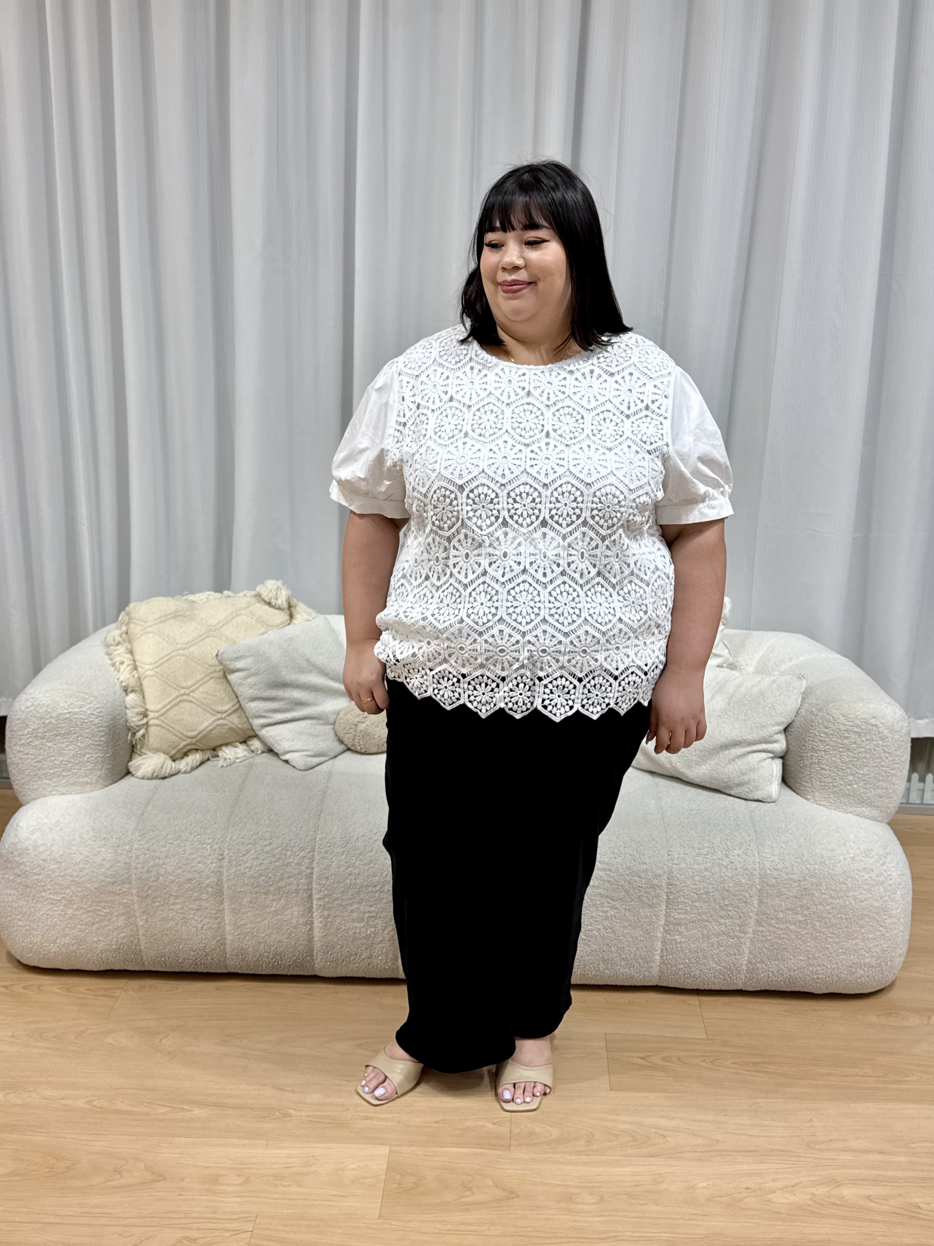 Louise Crochet Top | Plus Size Top