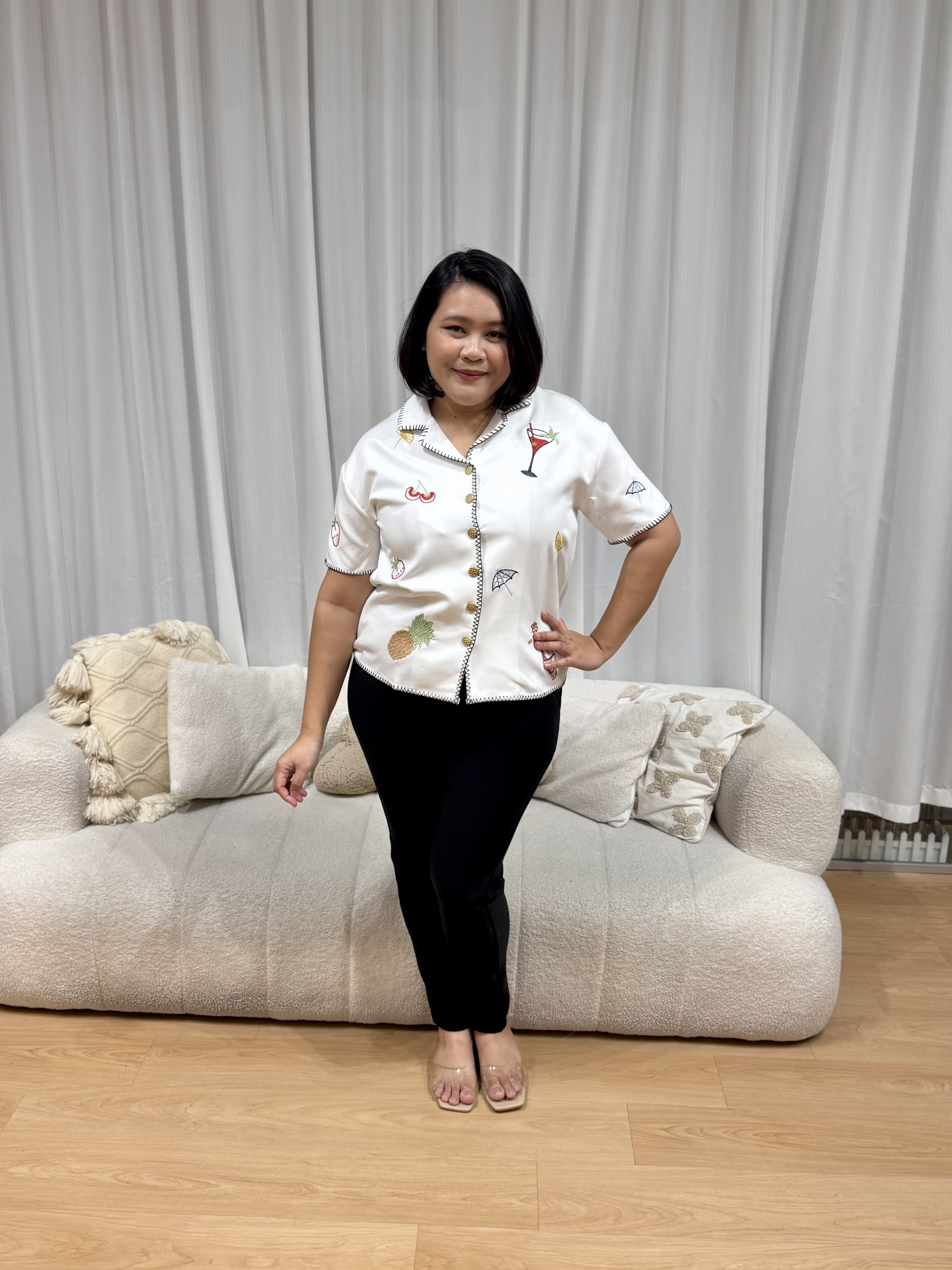 Yoana Mojito Cocktail  Blouse | Plus Size Blouse