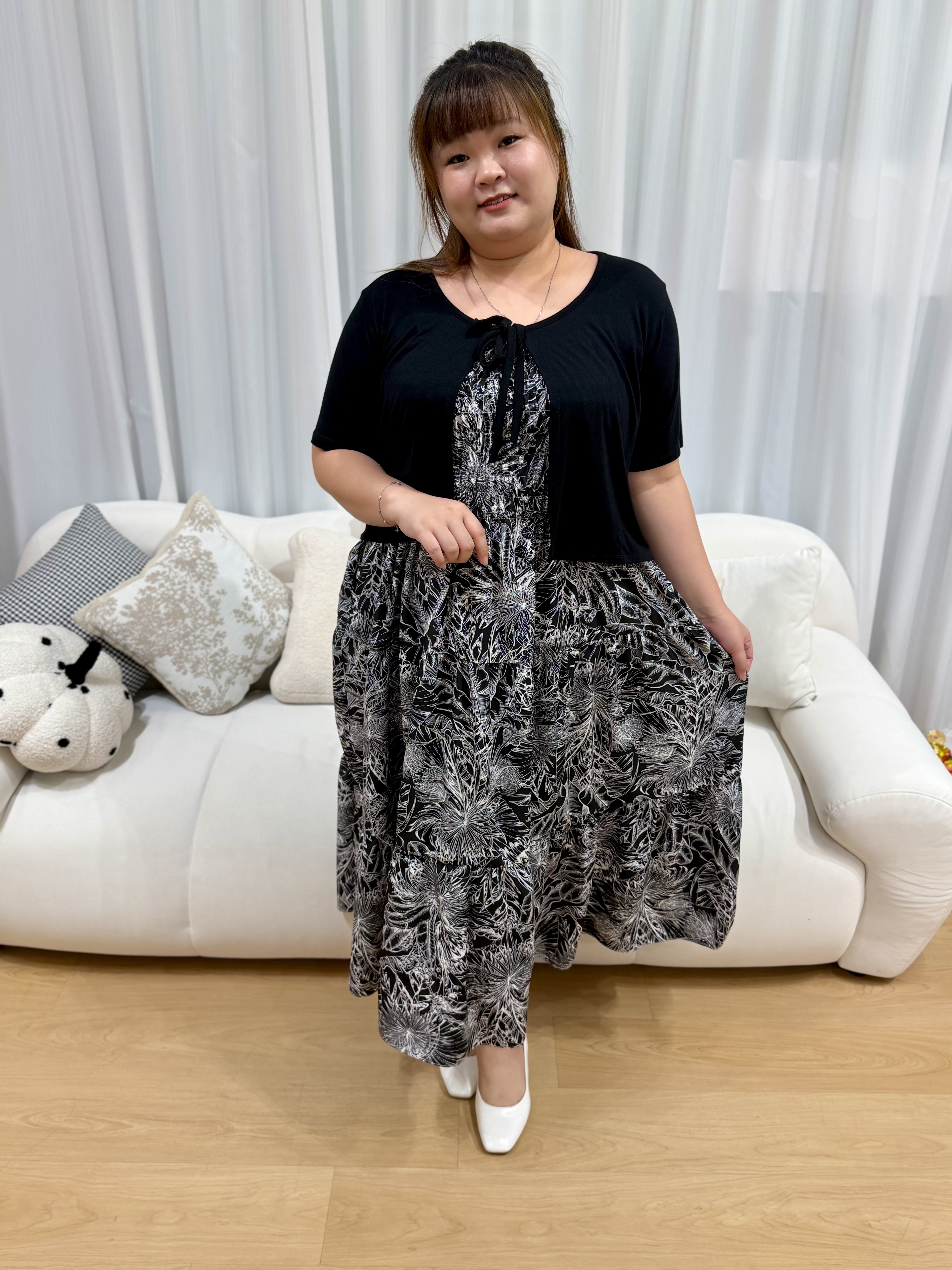 Love+ Chloe Hommé Abstract Maxi Dress | Plus Size Dress