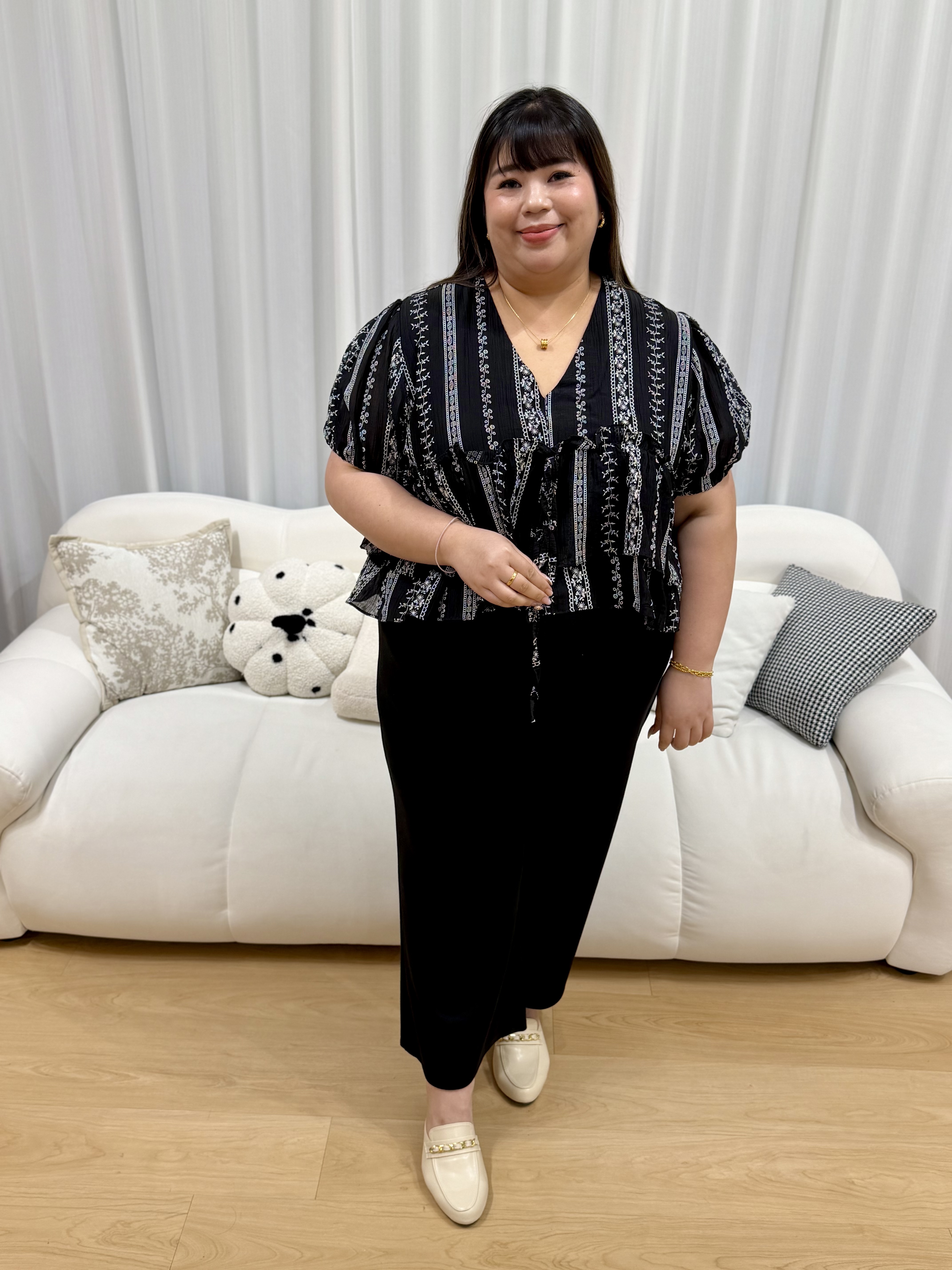 Tribal Chiffon Kimono Top | Plus Size Top