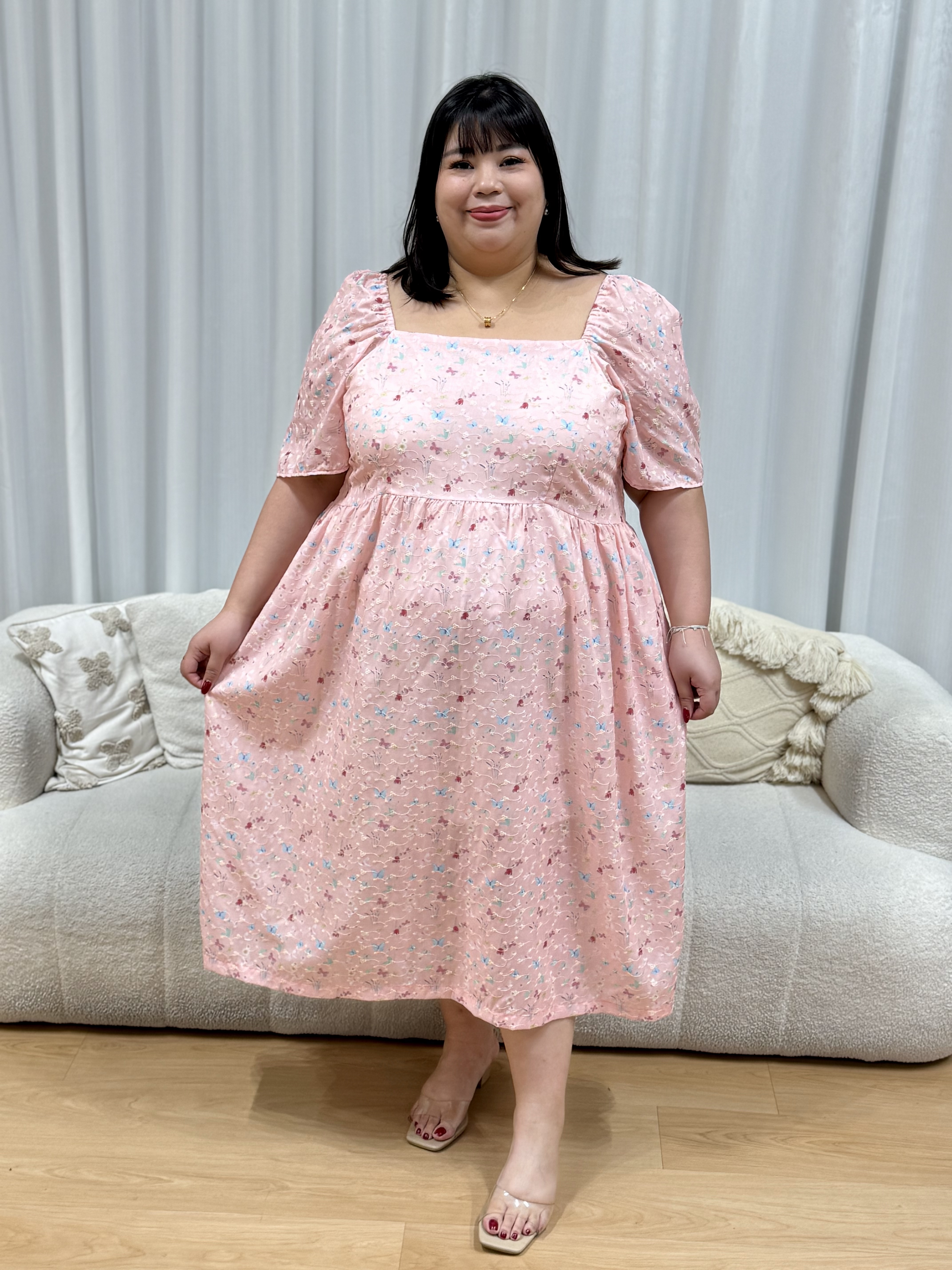 Love+ Tammy Embroidery Lace Dress | Plus Size Dress